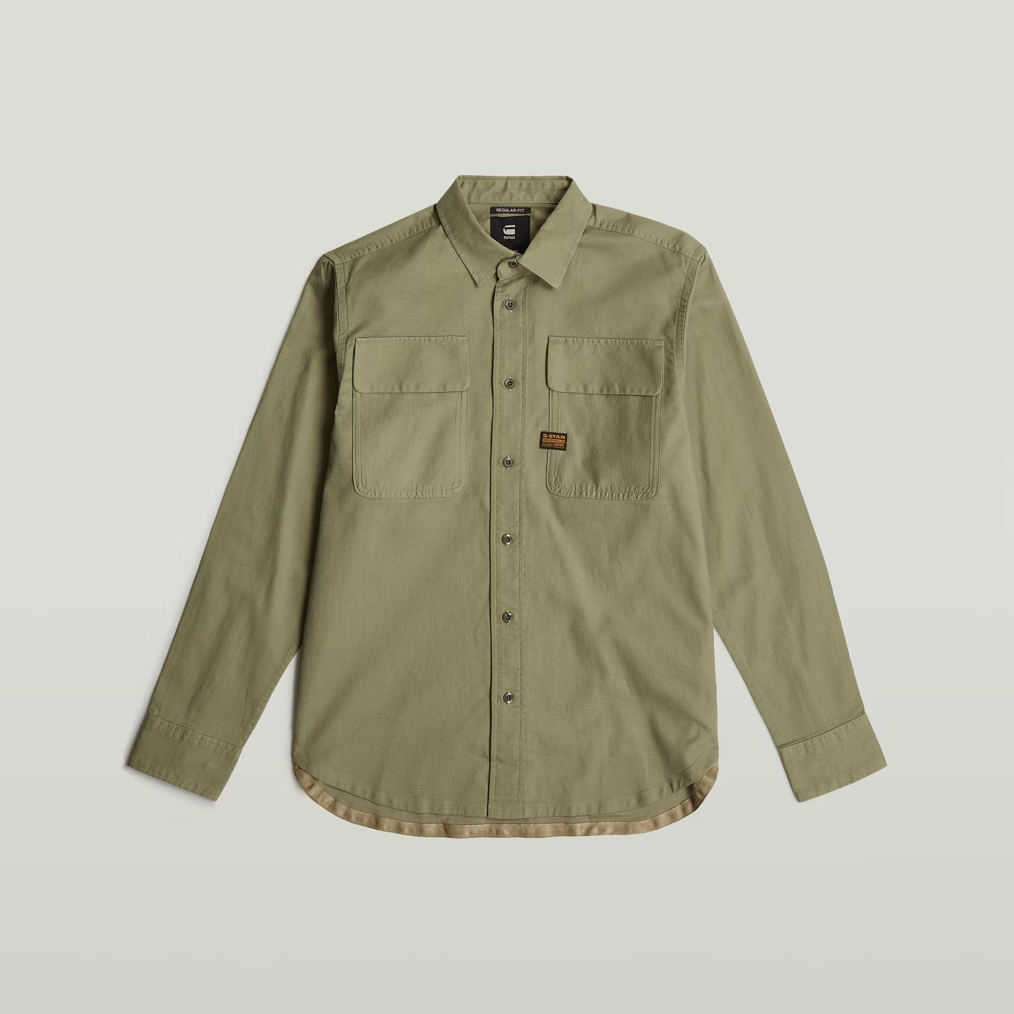 G-STAR RAW Camicia Uomo Cpo Regular-Ensis Green