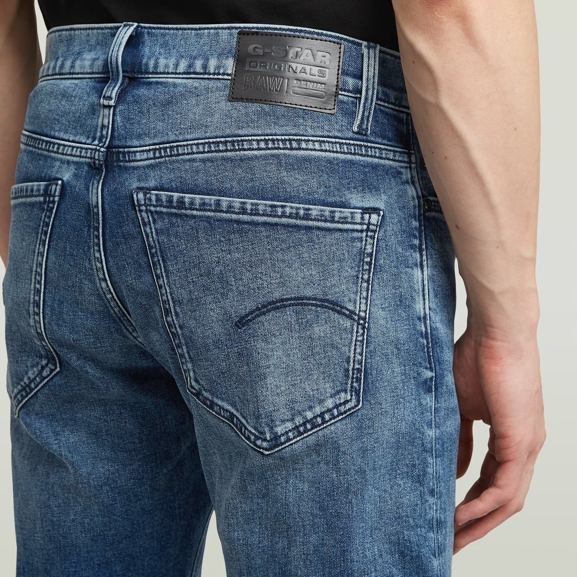G-STAR RAW Jeans Uomo Mosa Straight-Faded Cascade