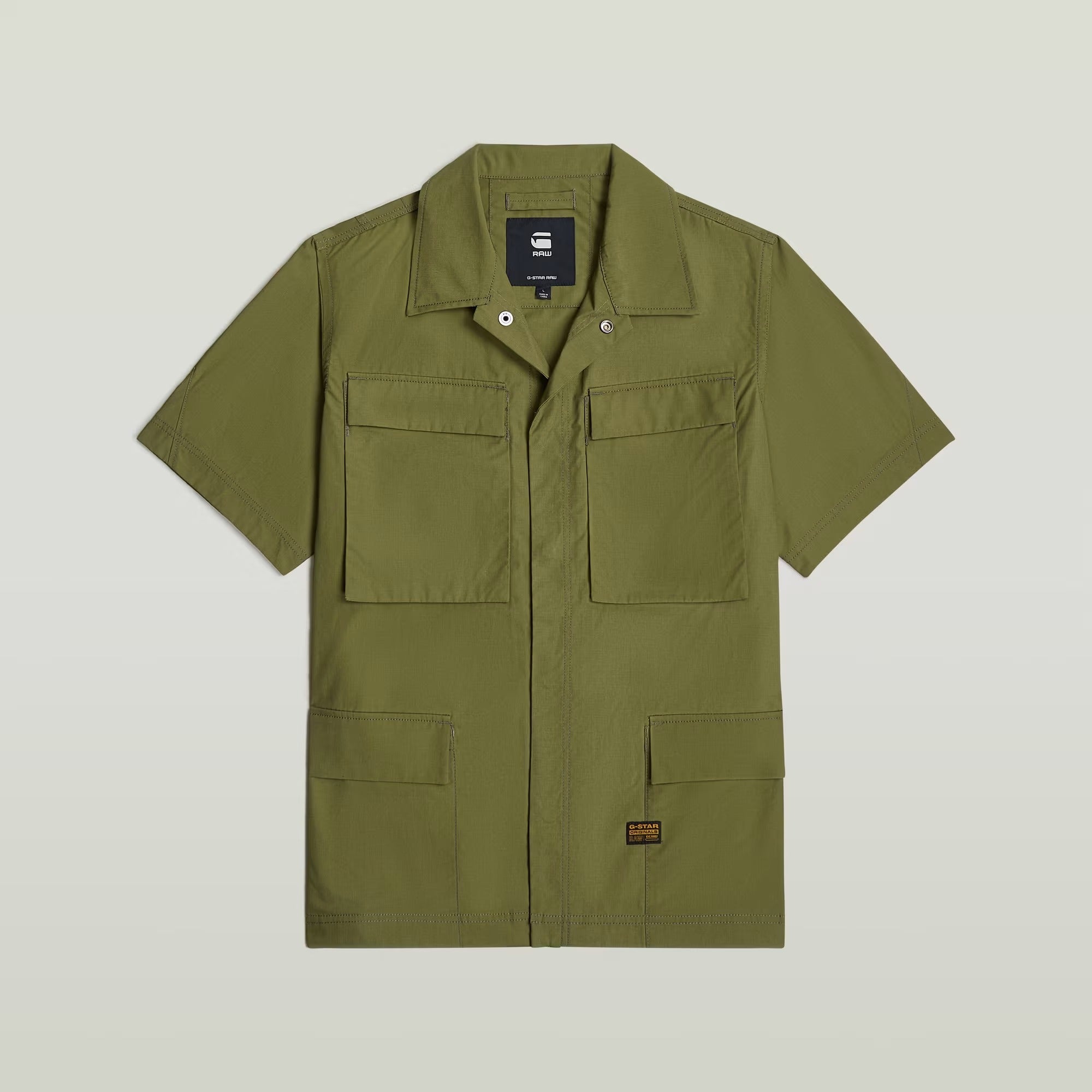 G-STAR RAW Camicia Uomo R-3n Slim Overshirt-Mayfly