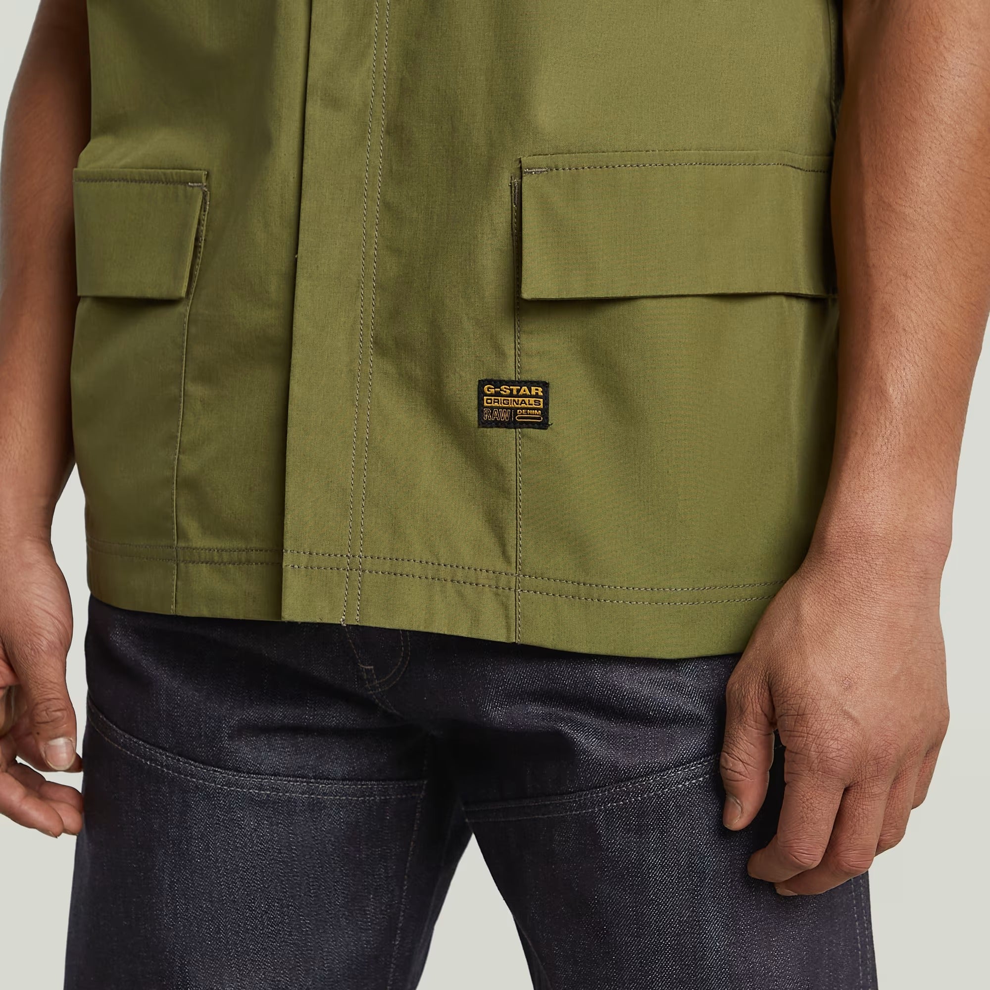 G-STAR RAW Camicia Uomo R-3n Slim Overshirt-Mayfly