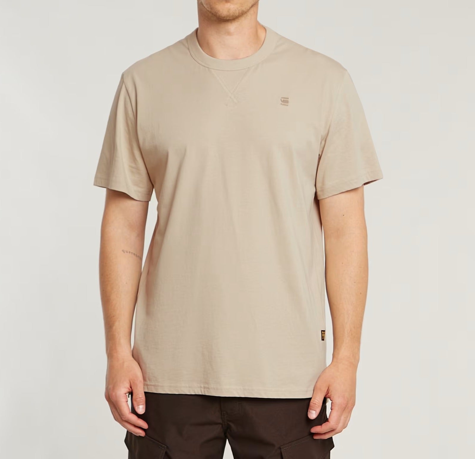 G-STAR RAW T-Shirt Uomo Nifous-Dark Brick