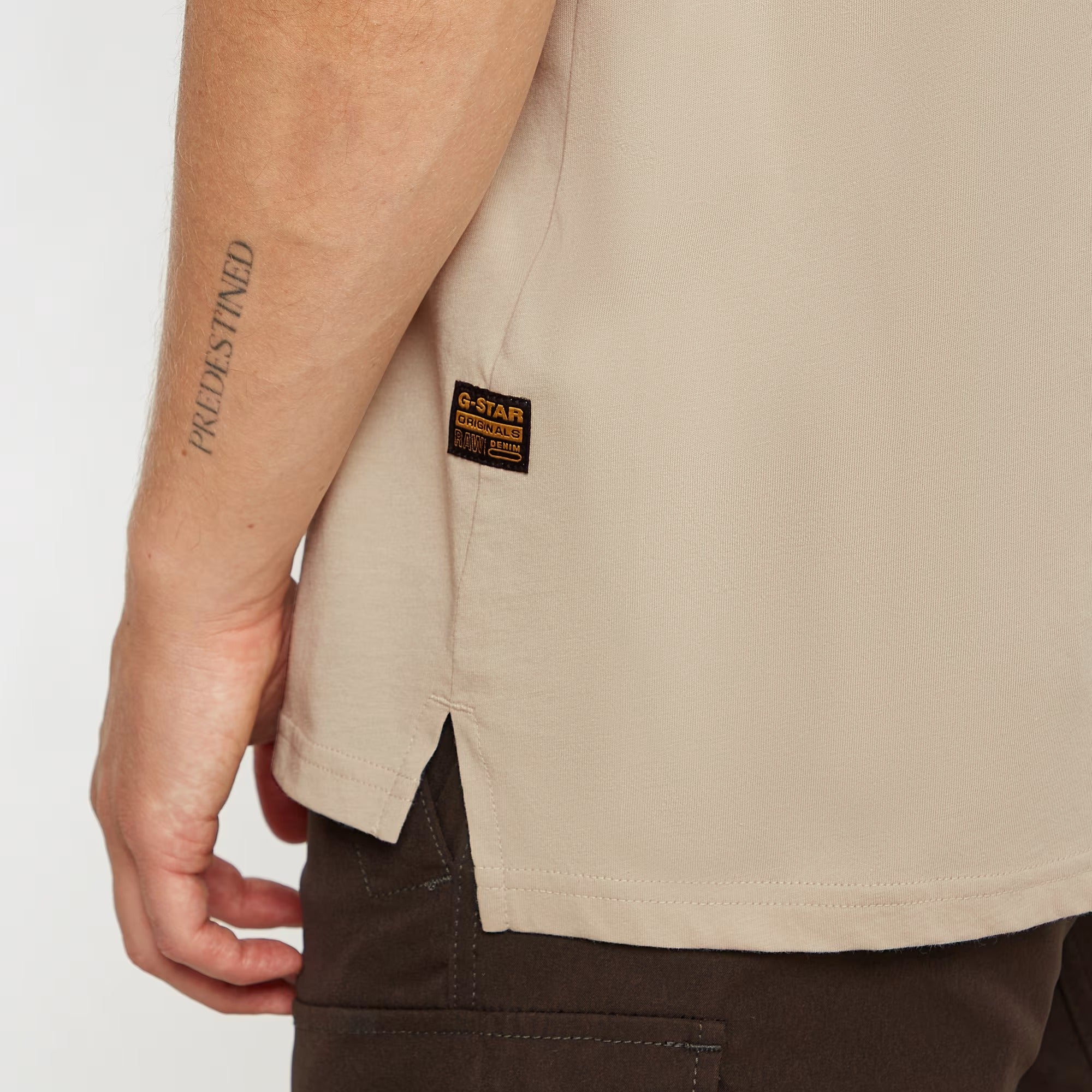 G-STAR RAW T-Shirt Uomo Nifous-Dark Brick