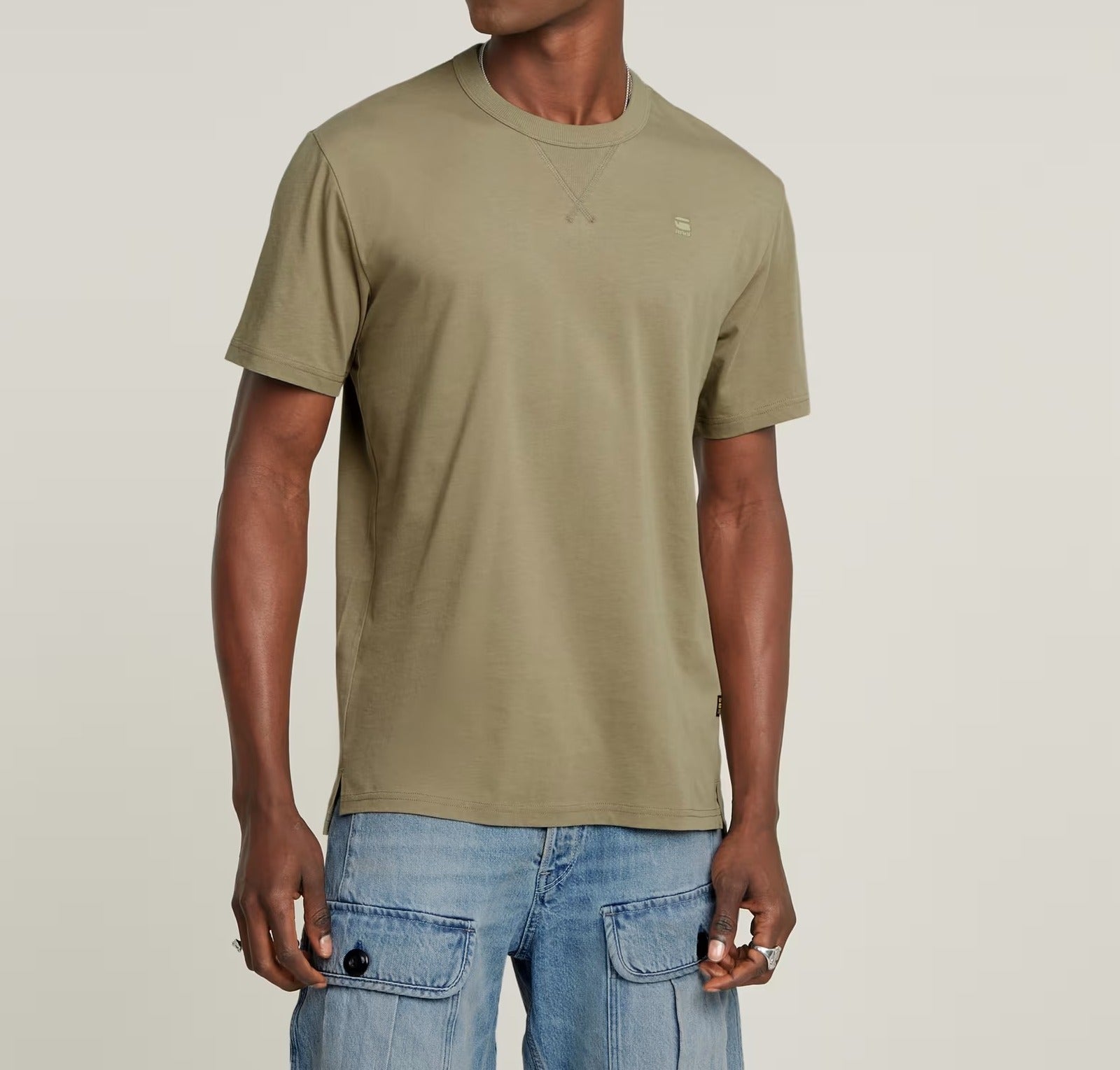 G-STAR RAW T-Shirt Uomo Nifous-Ensis Green