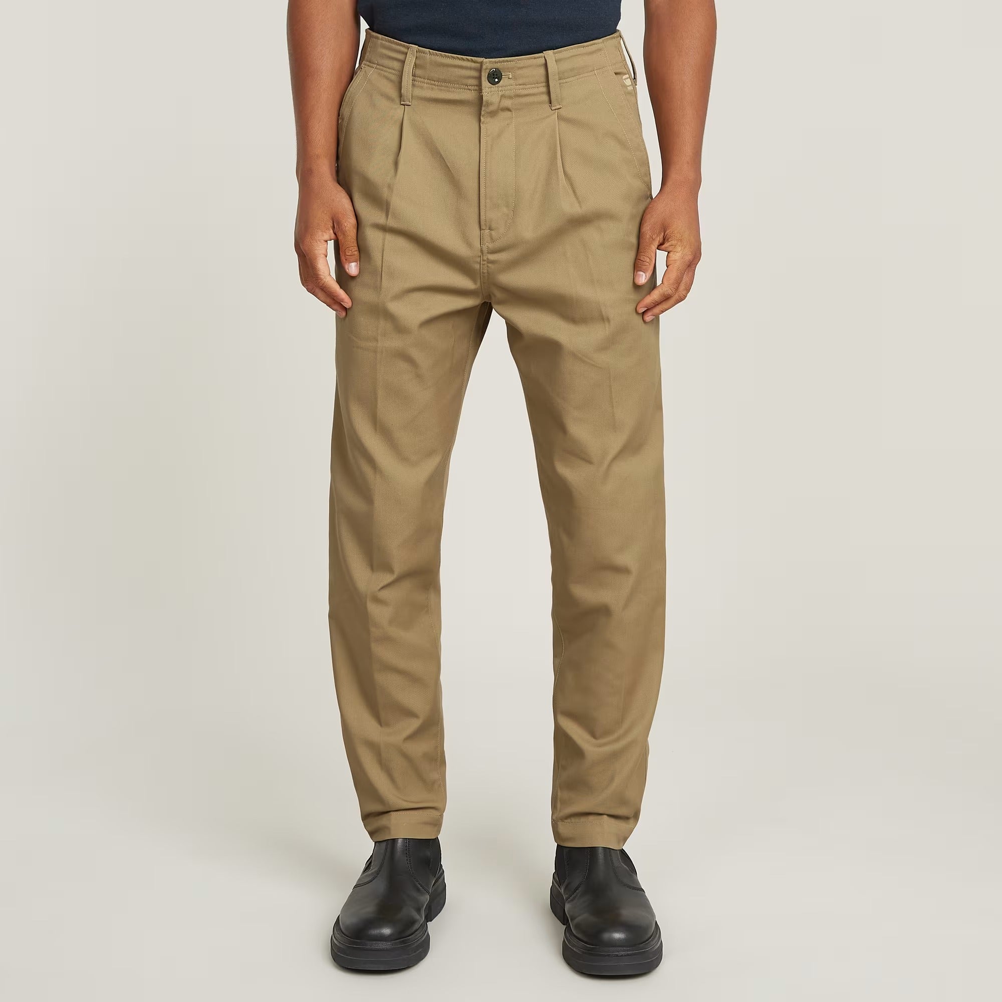G-STAR RAW Pantalone Uomo Pleated Chino Relaxed Taperde-Toggee