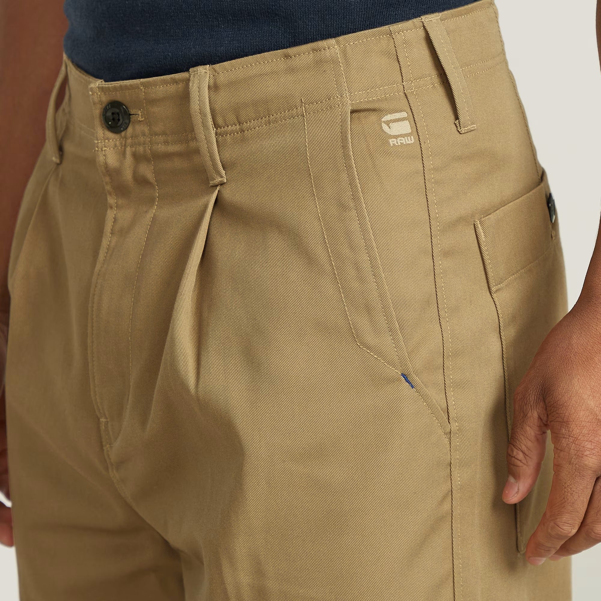 G-STAR RAW Pantalone Uomo Pleated Chino Relaxed Taperde-Toggee