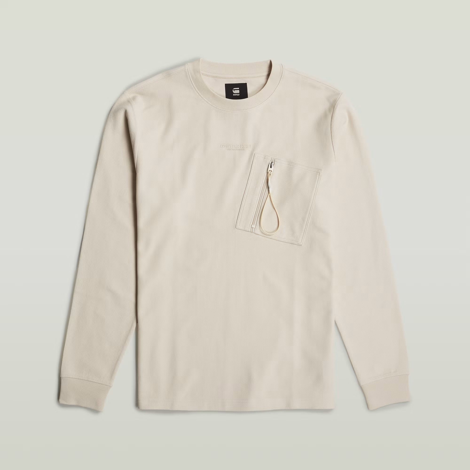 G-STAR RAW Maglia Uomo Tweeter Pocket-White