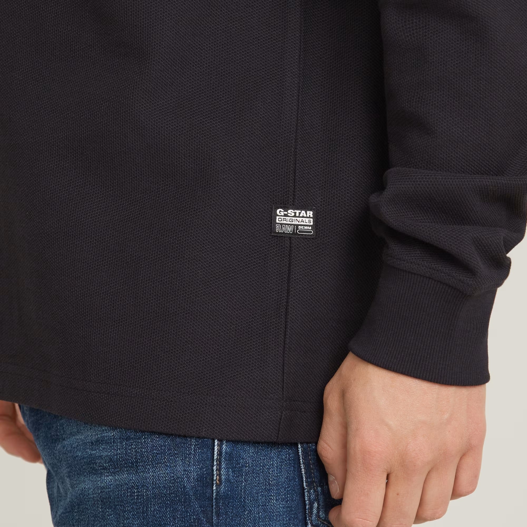 G-STAR RAW Maglia Uomo Tweeter Pocket-Black