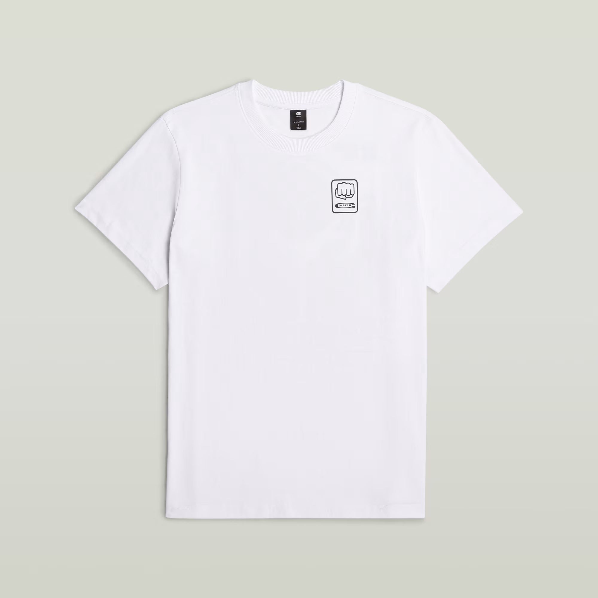 G-STAR RAW T-Shirt Uomo Back Graphic Loose-White