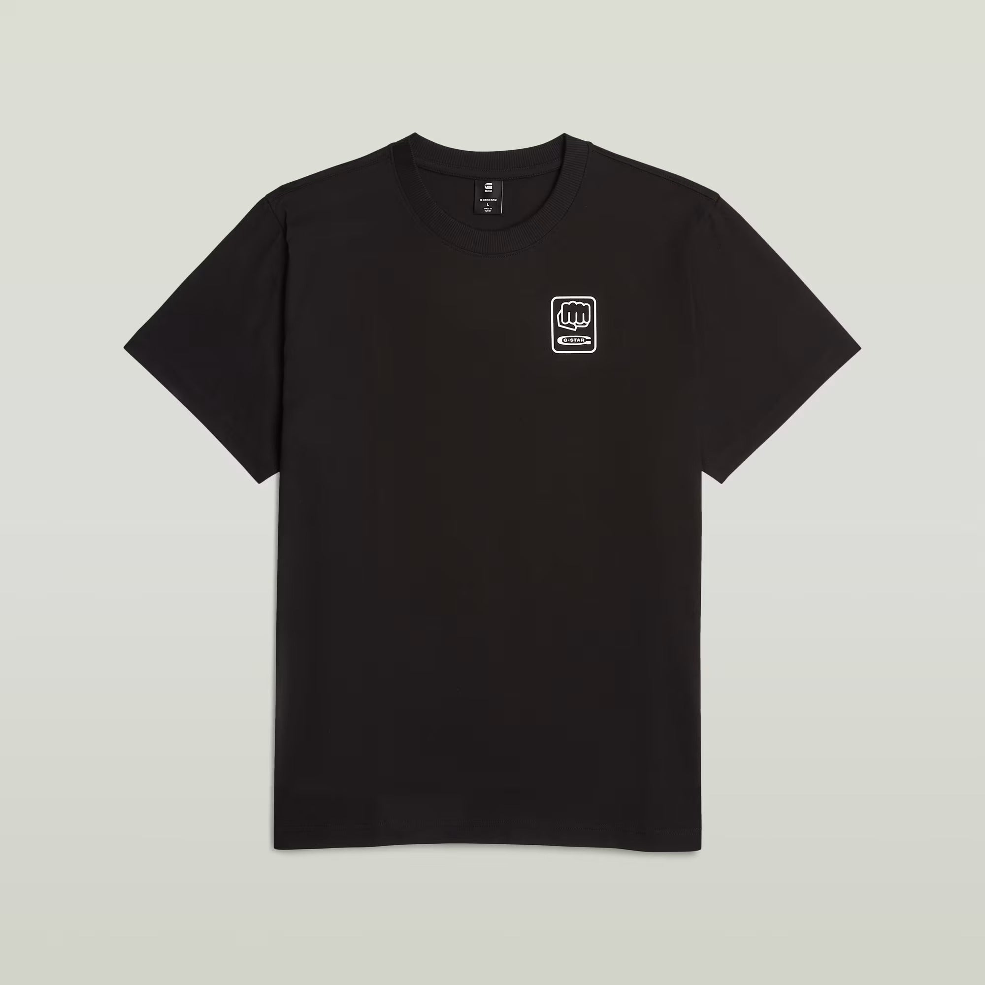 G-STAR RAW T-Shirt Uomo Back Graphic Loose-Dark Black