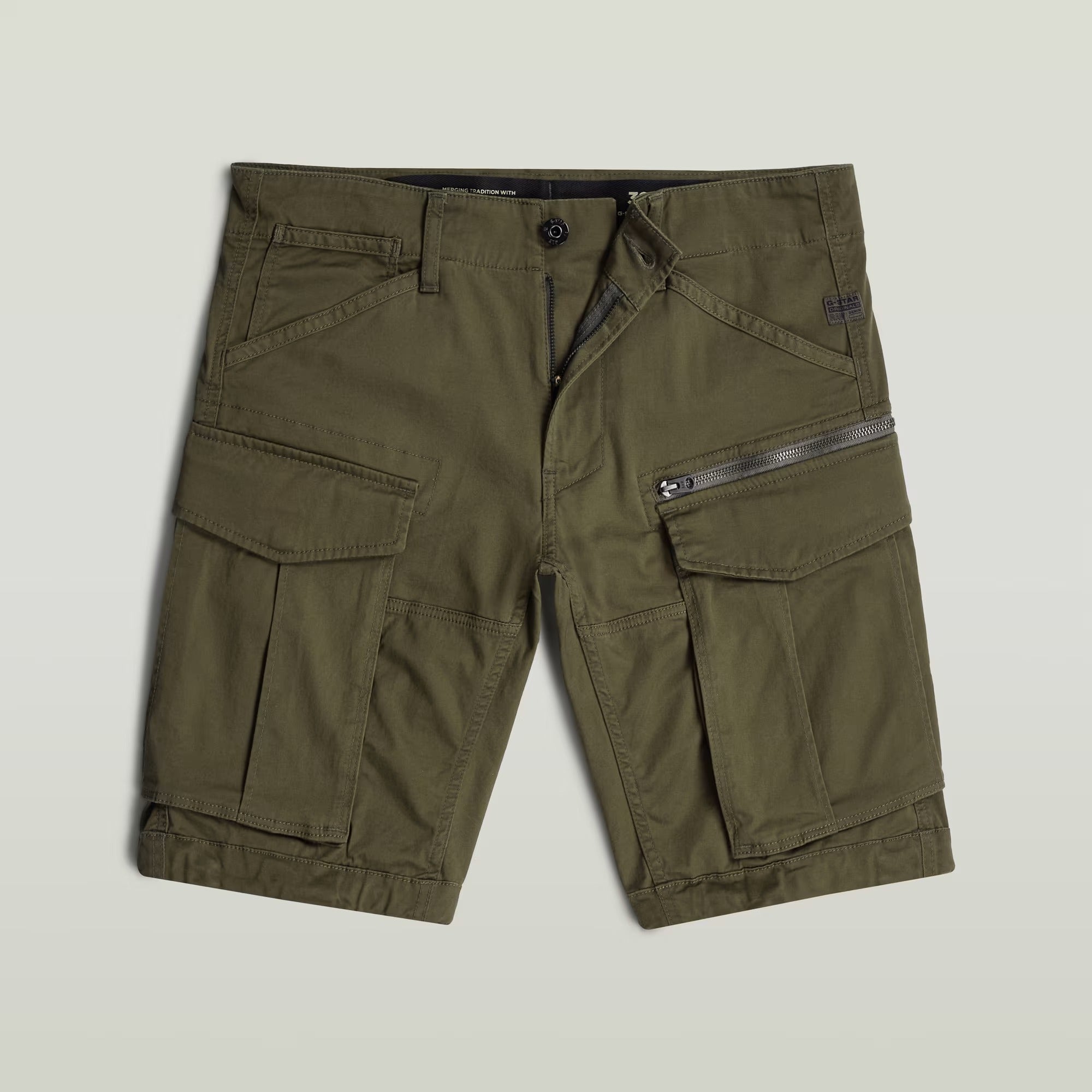 G-STAR RAW Shorts Uomo Rovic Zip Regular-Grey