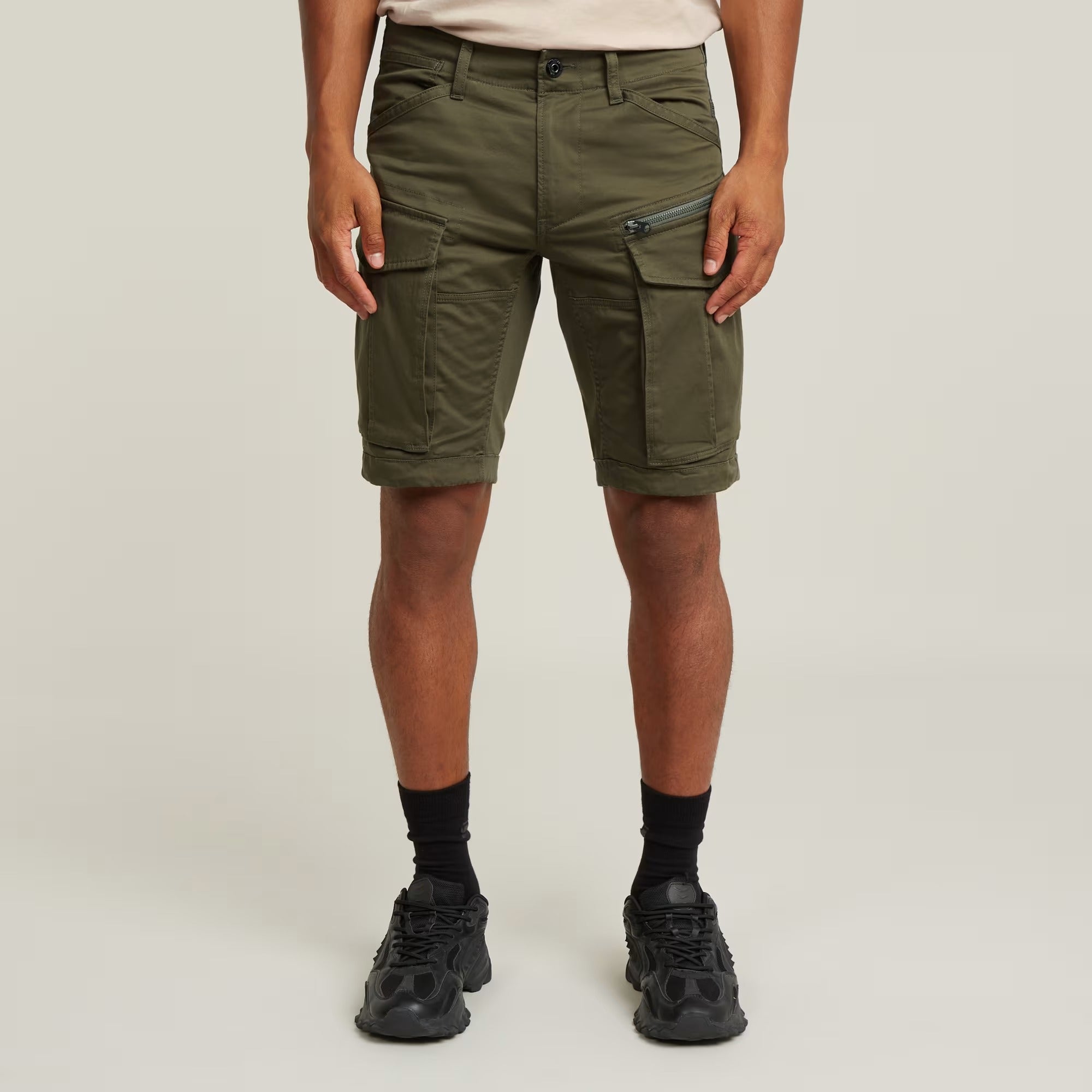 G-STAR RAW Shorts Uomo Rovic Zip Regular-Grey