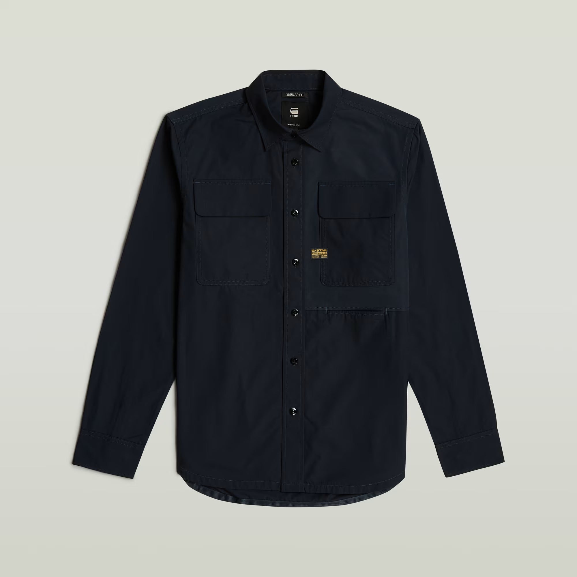 G-STAR RAW Camicia Uomo Cpo Utility Regular Shirt-Dark Blue
