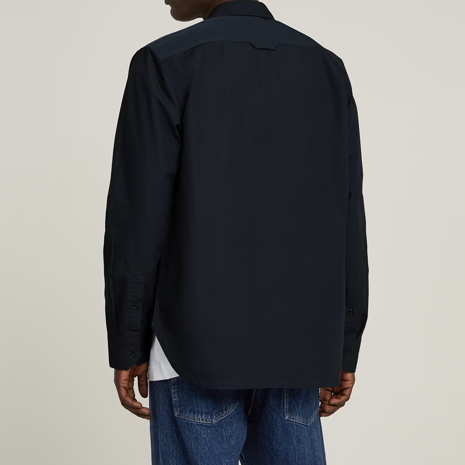 G-STAR RAW Camicia Uomo Cpo Utility Regular Shirt-Dark Blue