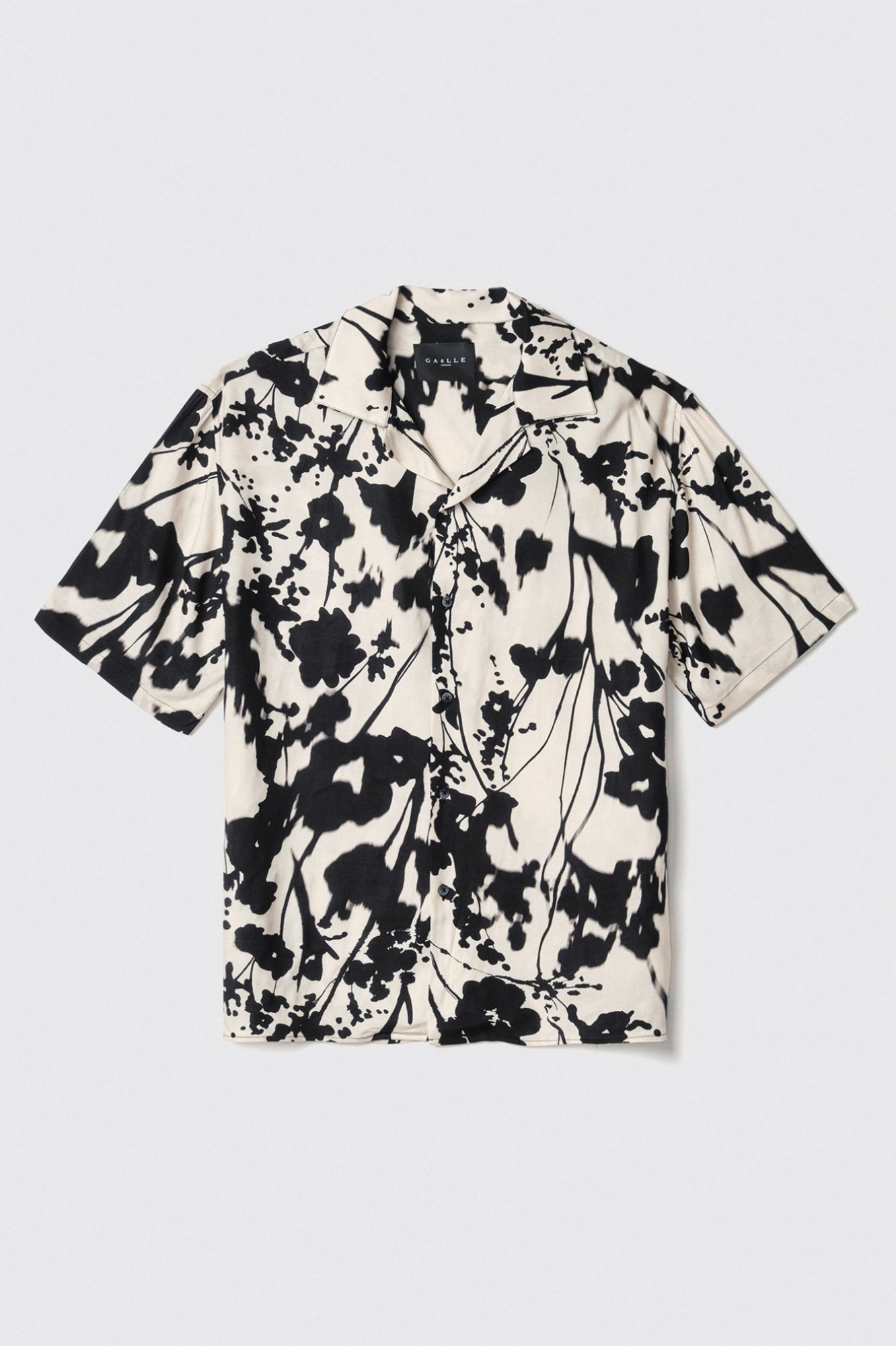 GAELLE PARIS Camicia Uomo Viscosa-Fiore Sfumato