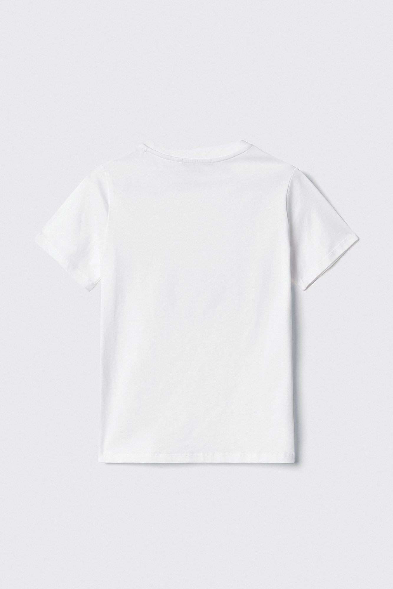 GAELLE PARIS T-Shirt Donna Cornice Logo Strass-Bianco
