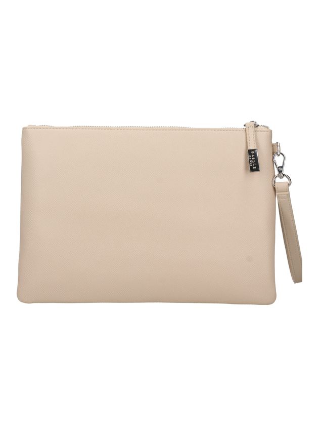 GAELLE PARIS Reg Pochette Ecopelle Logo Metallo-Safari
