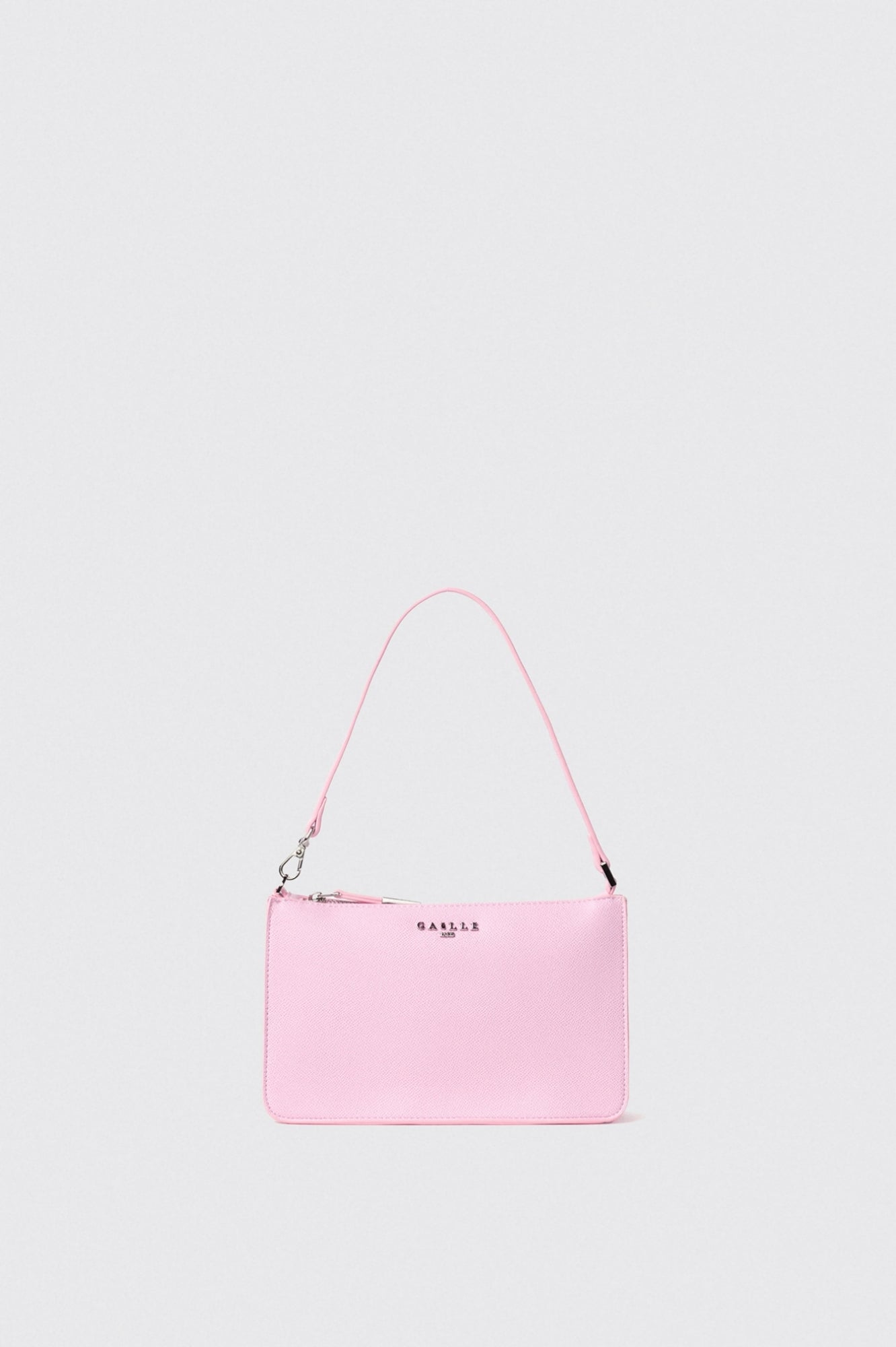 GAELLE PARIS Mini Pochette Logo Metallo-Rosa