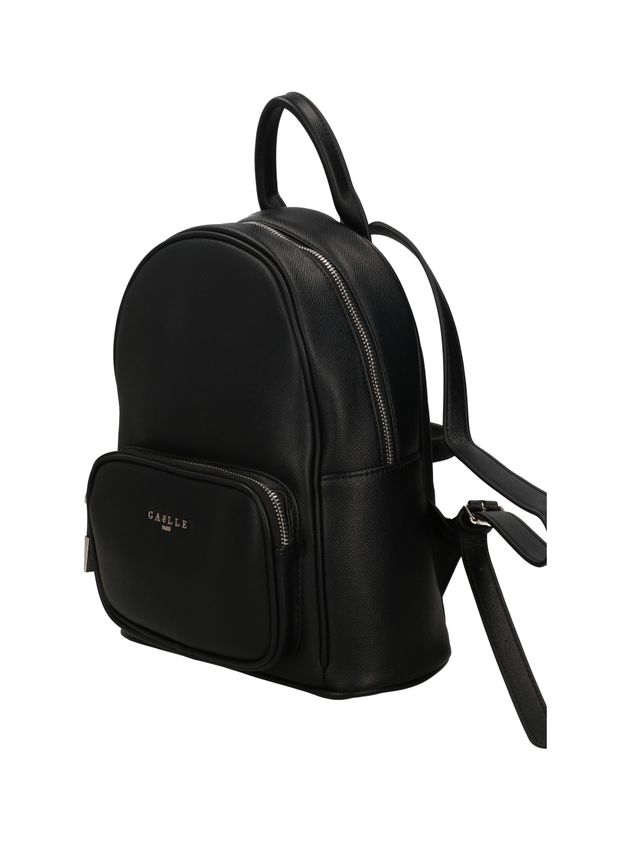 GAELLE PARIS Zaino Backpack Logo Metallo-Nero