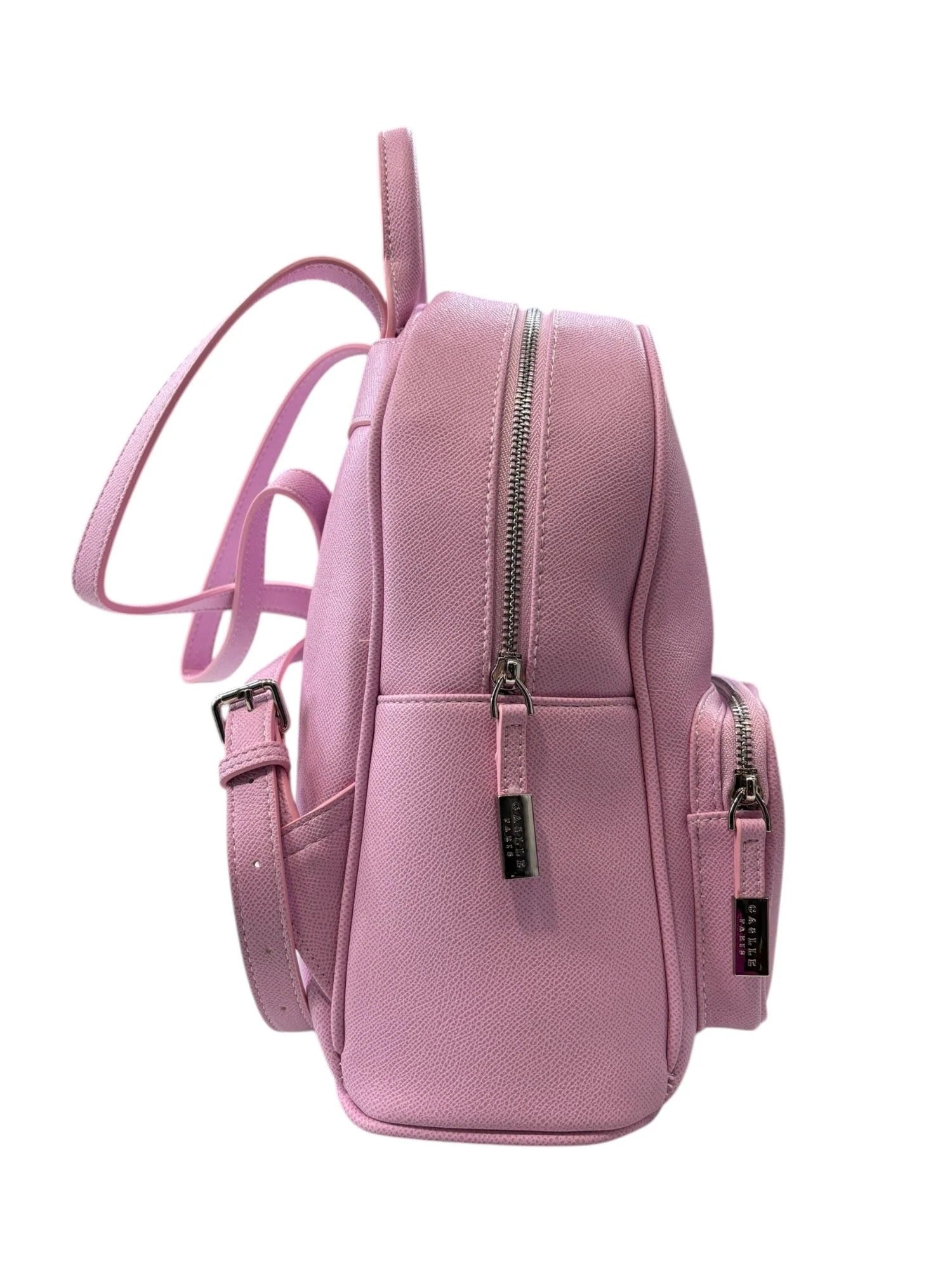 GAELLE PARIS Zaino Backpack Logo Metallo-Rosa