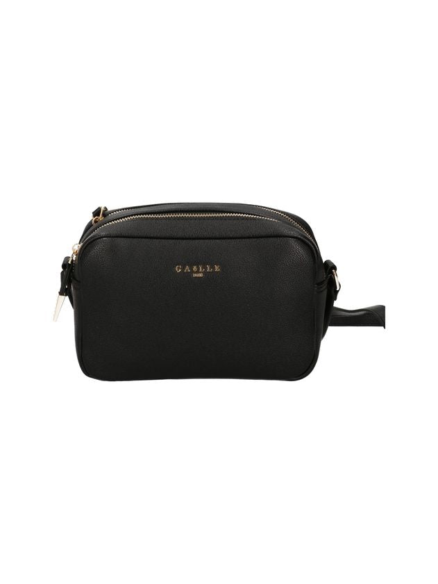 GAELLE PARIS Camera Bag Logo Metallo-Nero