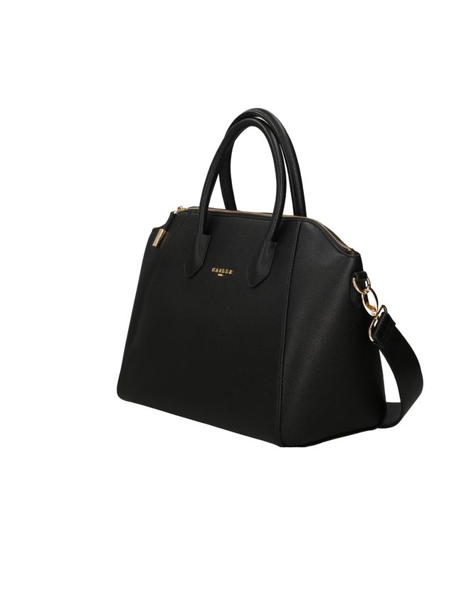 GAELLE PARIS Borsa Reg Duffle Logo Metallo-Nero