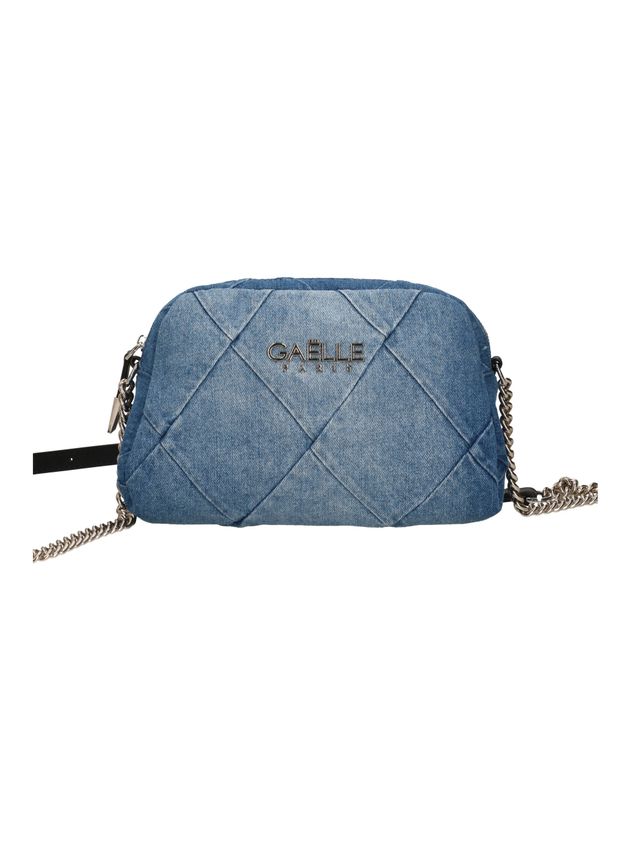 GAELLE PARIS Reg Camera Bag Denim Rombi-Light Blue
