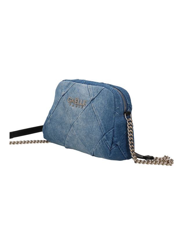 GAELLE PARIS Reg Camera Bag Denim Rombi-Light Blue