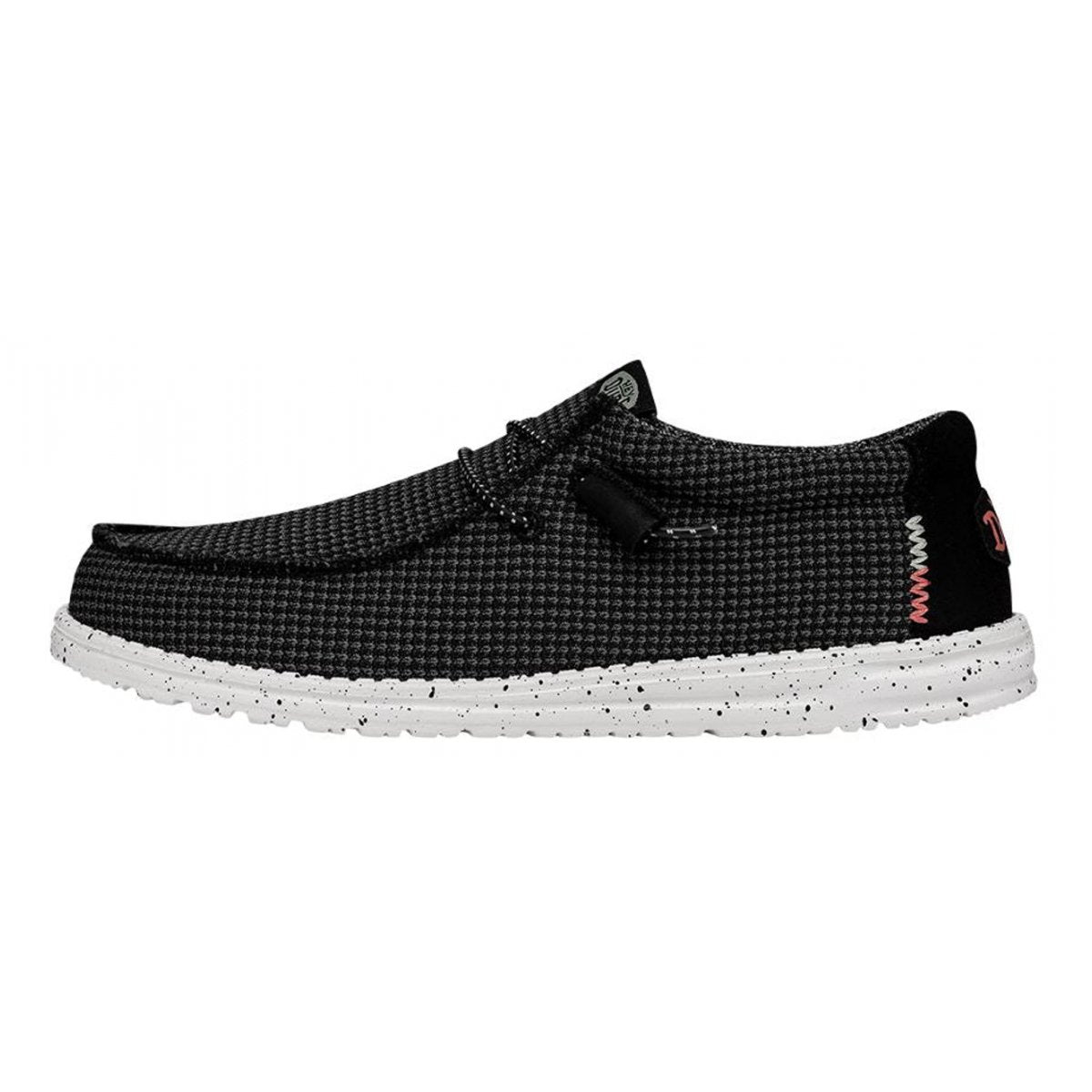 HEY DUDE Mocassino Uomo Wally Sport Mesh-Black White