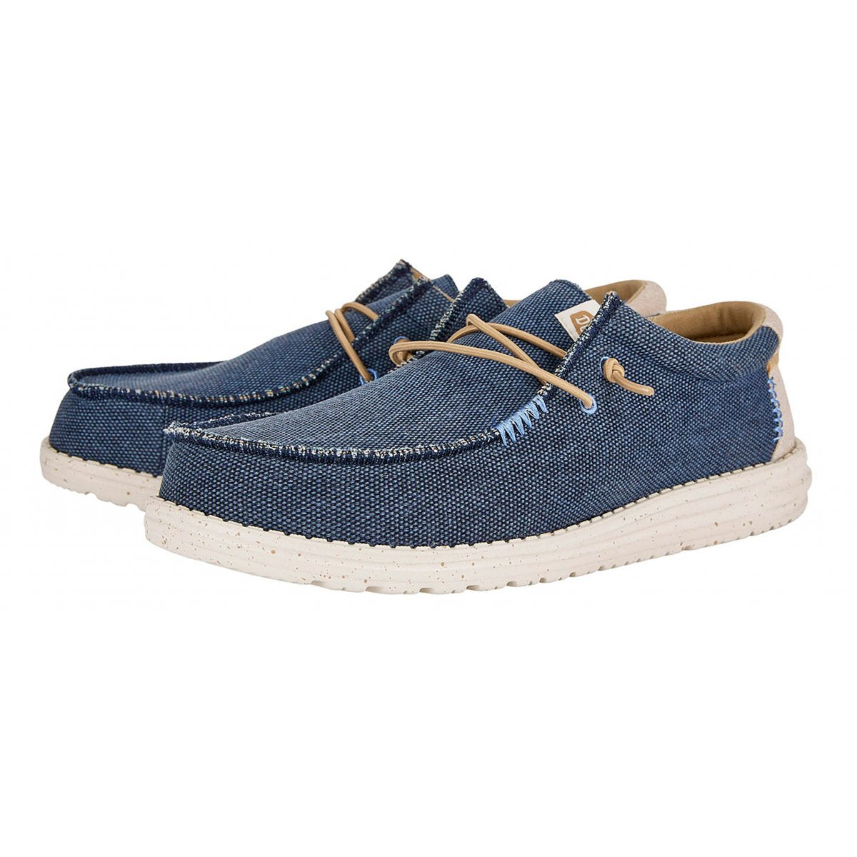 HEY DUDE Mocassino Uomo Wally Coastline Jute M-Navy