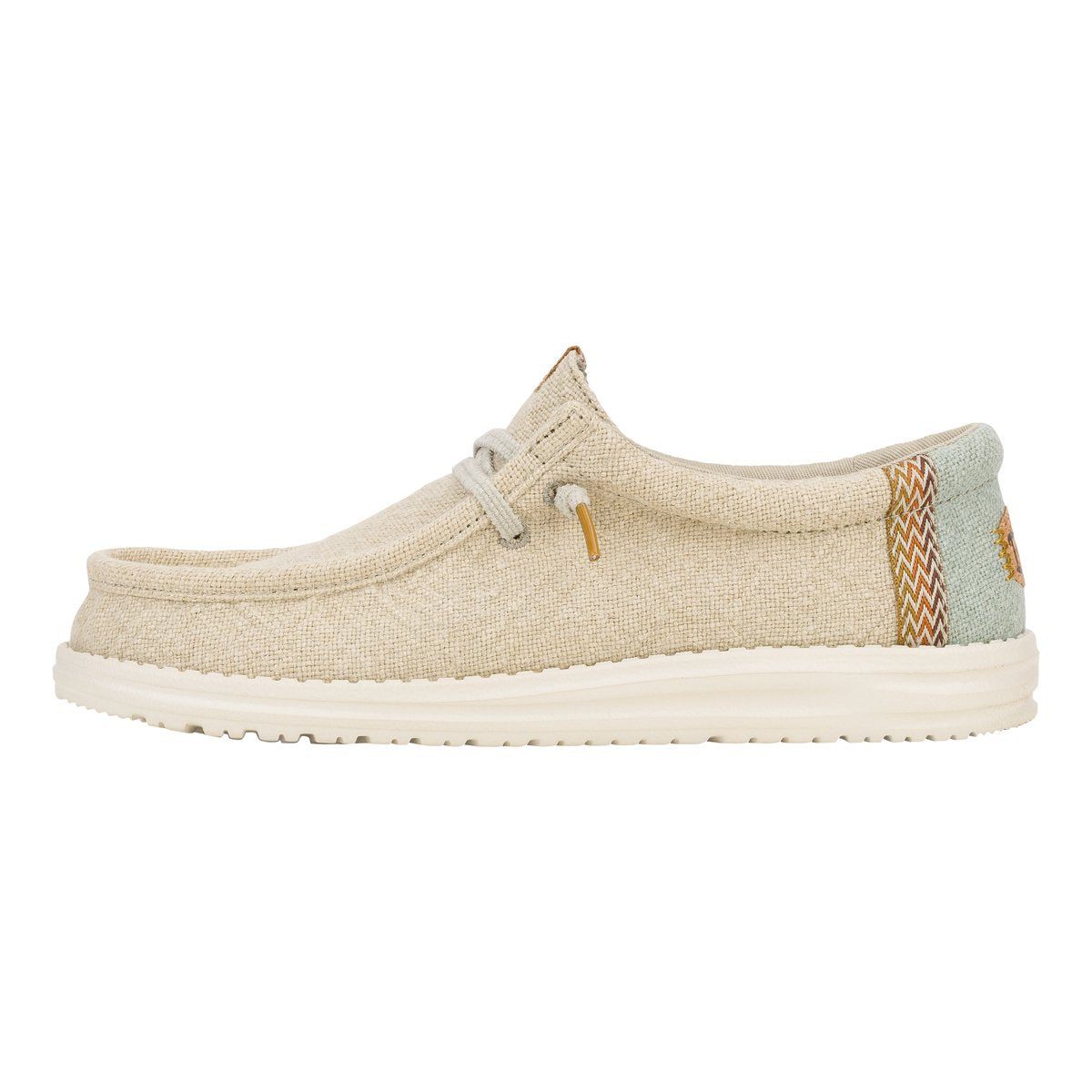 HEY DUDE Mocassino Uomo Wally Jute-Stone Grey Iceberg Green
