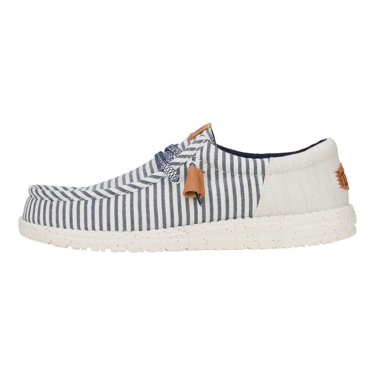 HEY DUDE Mocassino Uomo Wally Funk Seersucker-Princess Blue Wood Ash