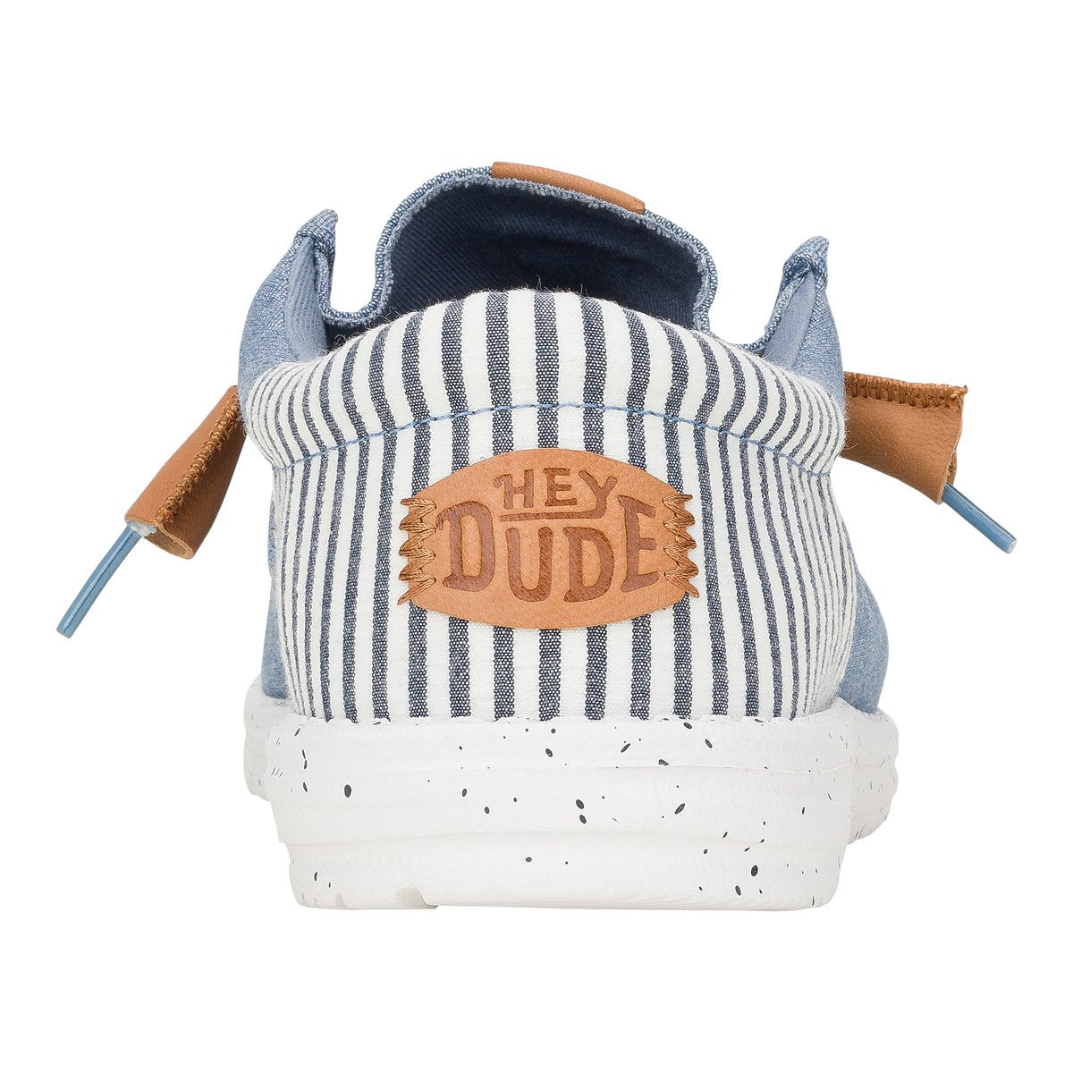 HEY DUDE Mocassino Uomo Wally Funk Seersucker-Faded Denim Navy Blazer