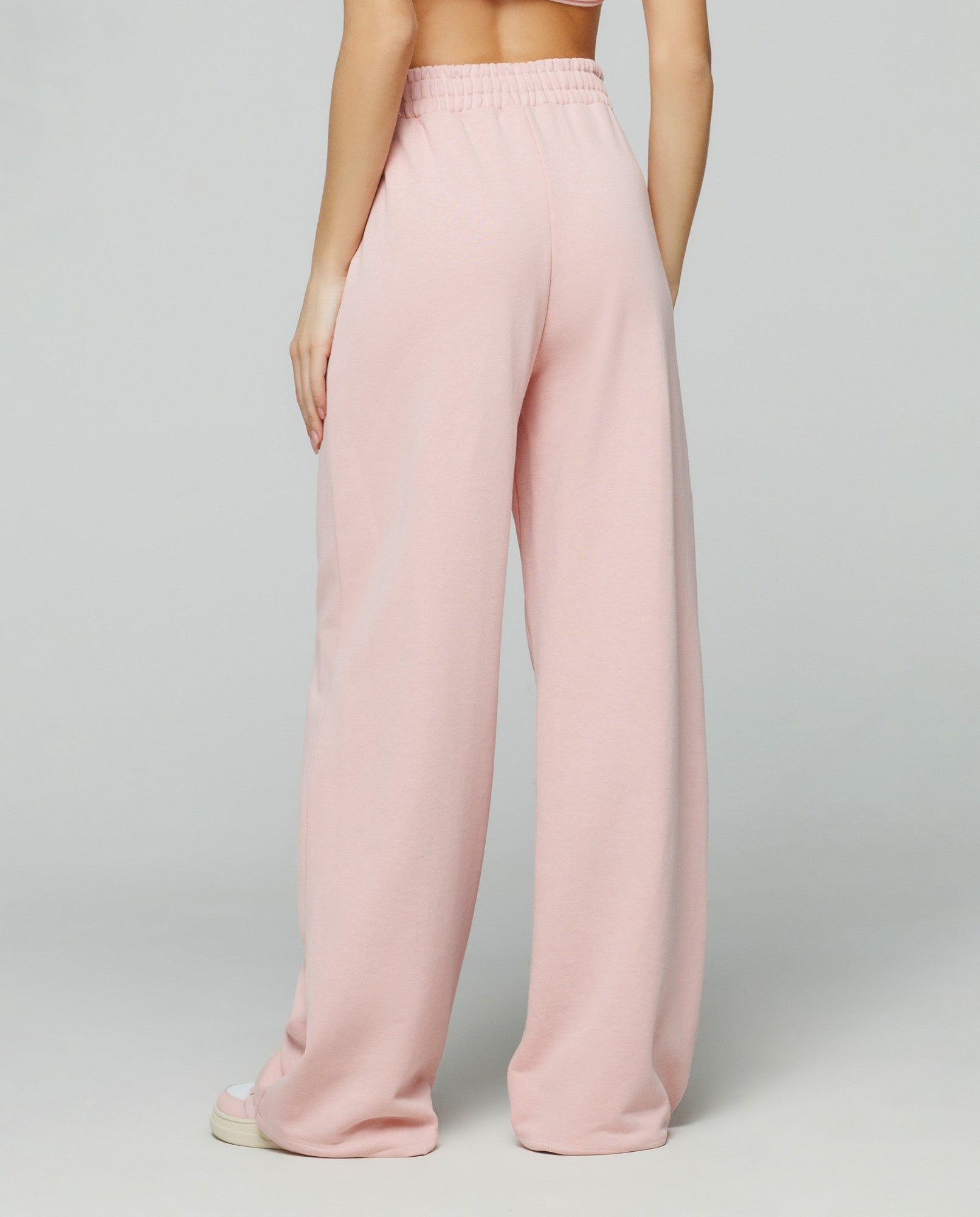 HINNOMINATE Pantalone Donna in Felpa dritto-Cipria