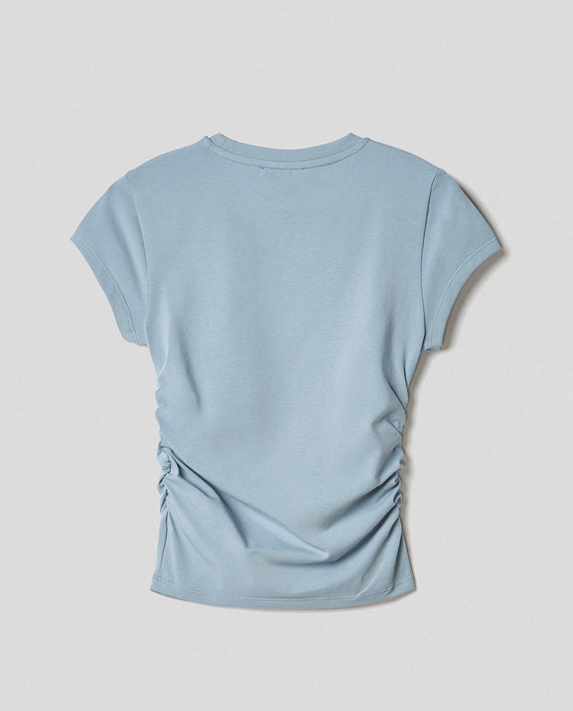 HINNOMINATE T-Shirt Donna Bielastico-Azzurro
