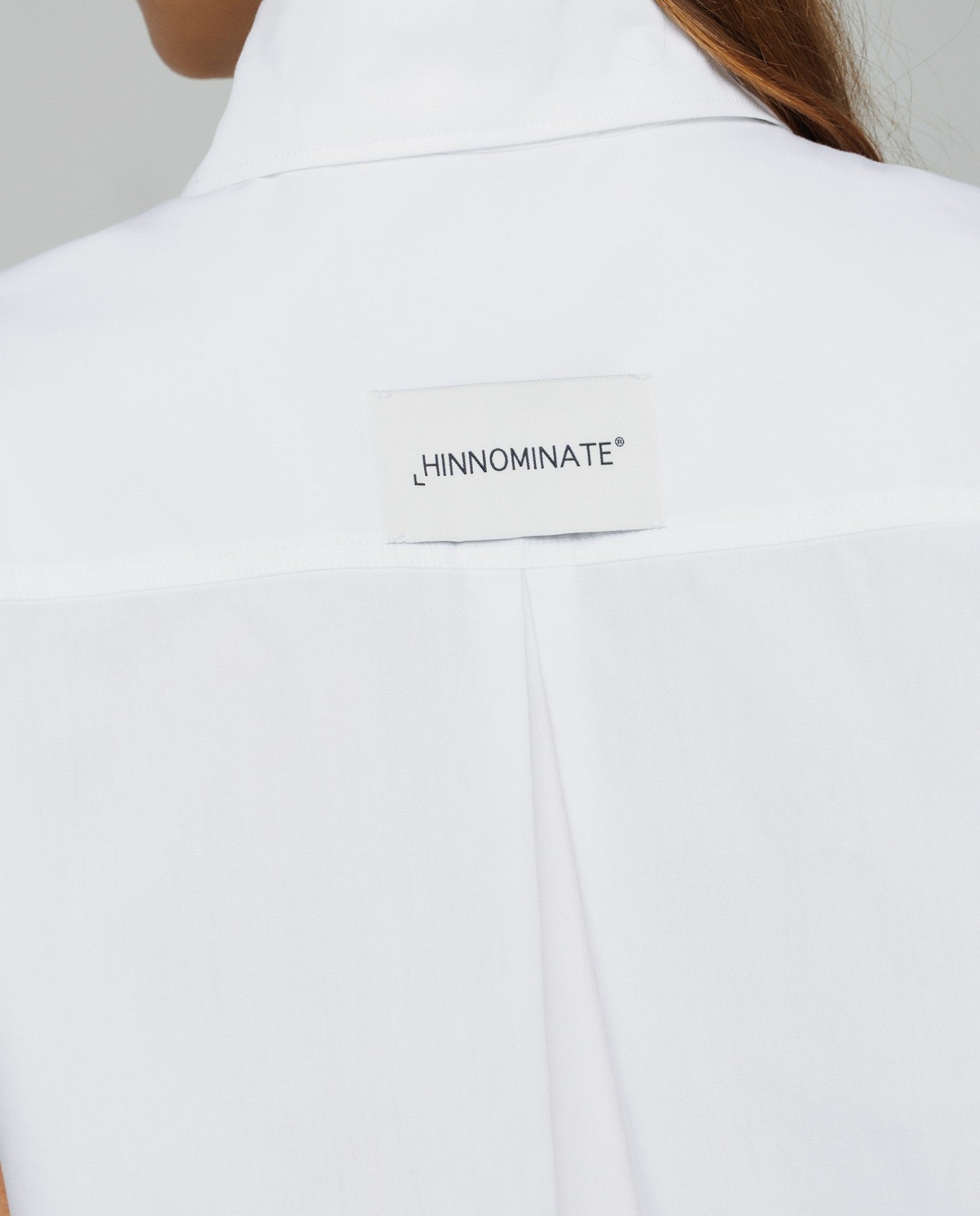 HINNOMINATE Camicia Donna smanicata cotone over-Bianco