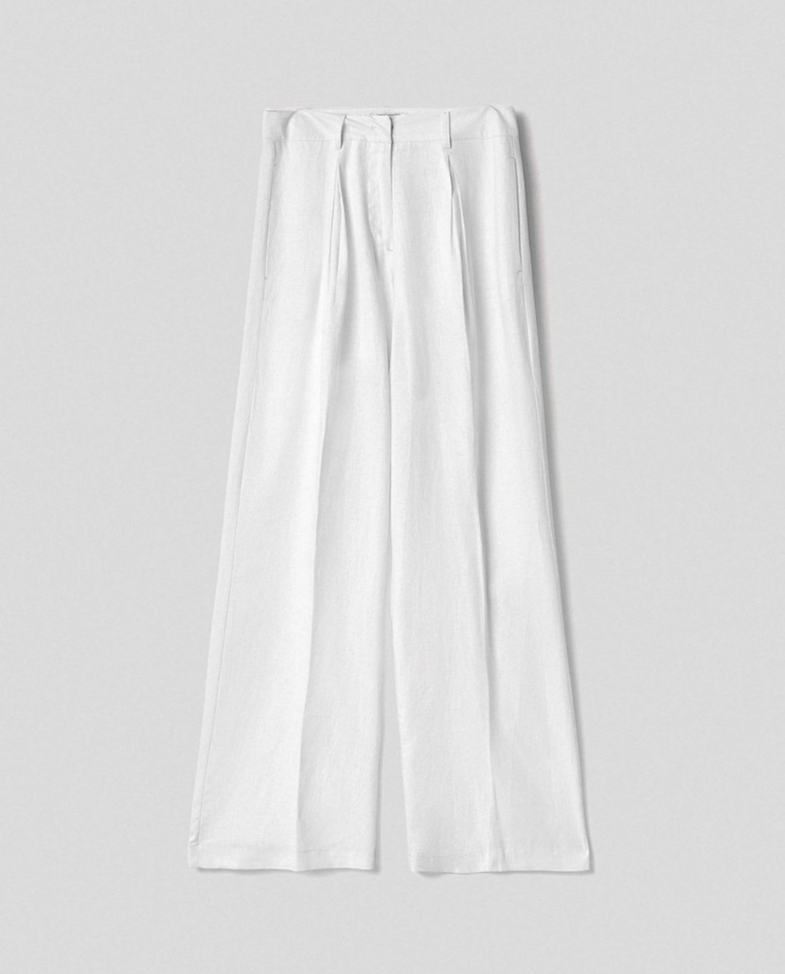 HINNOMINATE Pantalone Palazzo Lino-Bianco