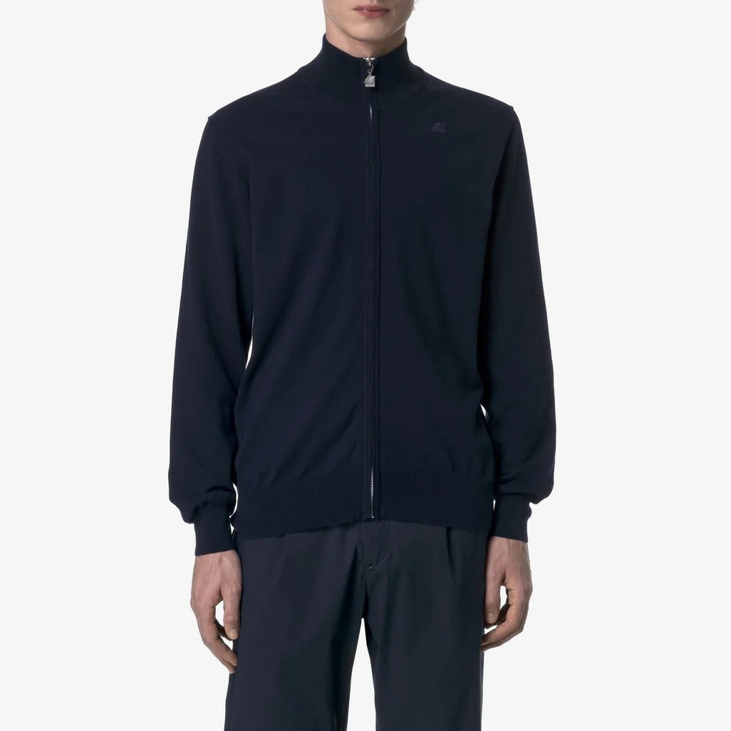 K-WAY Pullover Uomo Finny Cotton PS-Blue Depth