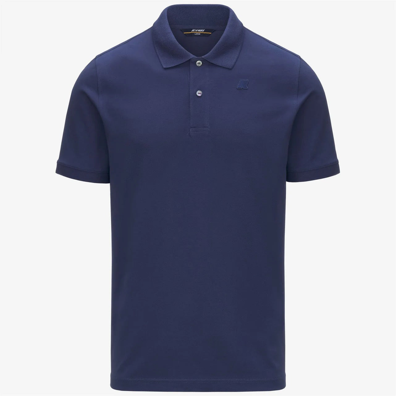K-WAY Polo Uomo Amedee Pique-Blue Deep Cobalt