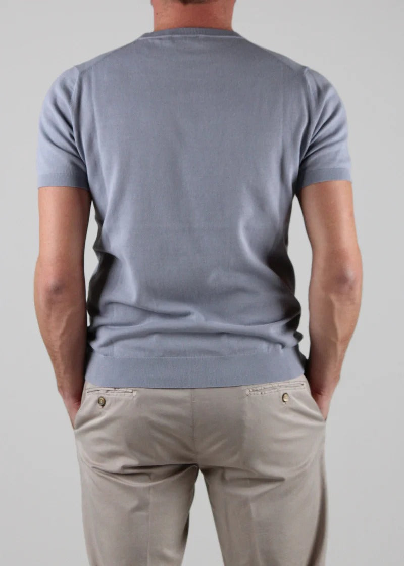 KANGRA MAglia Uomo Girocollo Cotone-Polvere