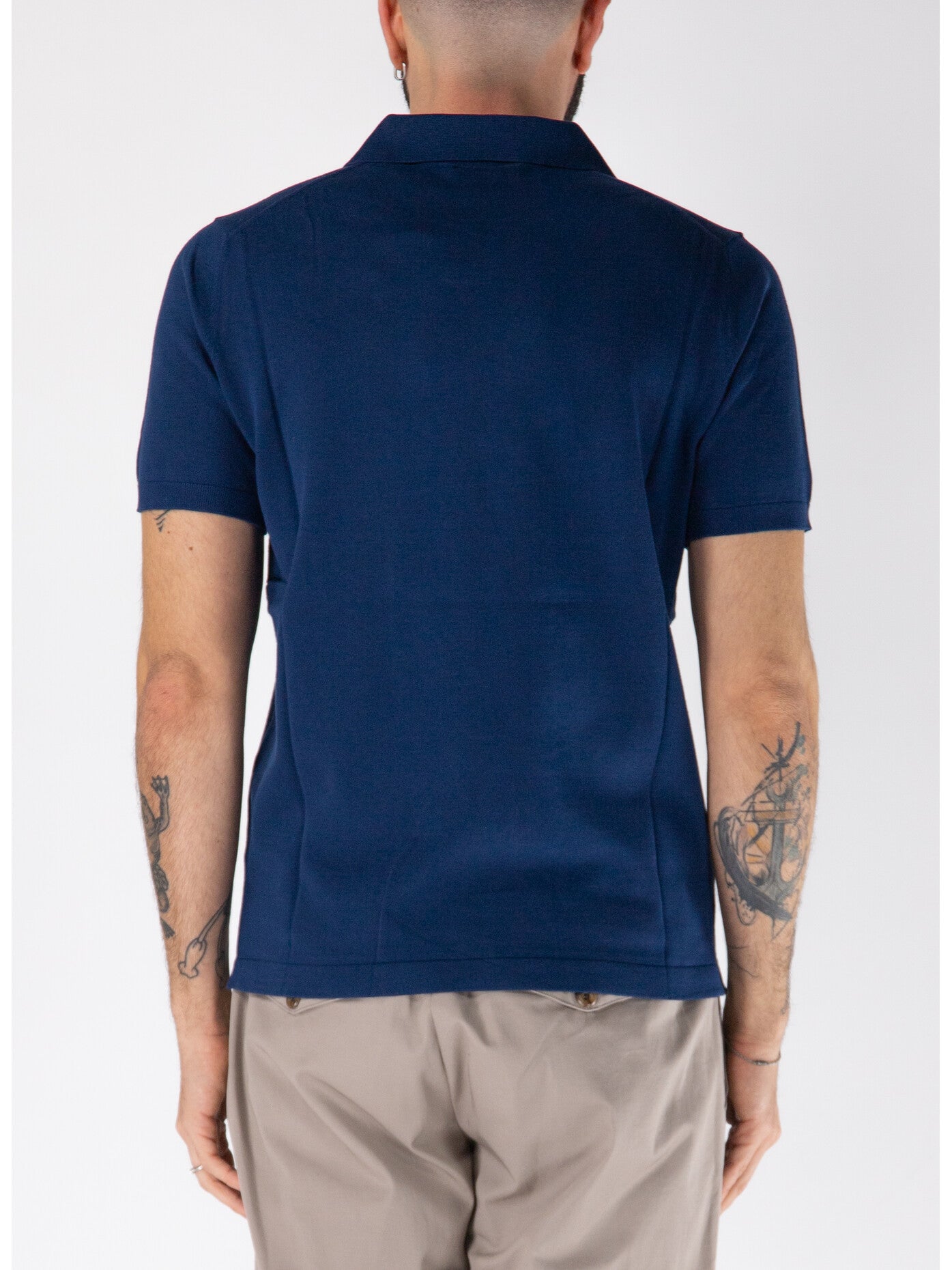 KANGRA Polo Uomo Cotone-Navy
