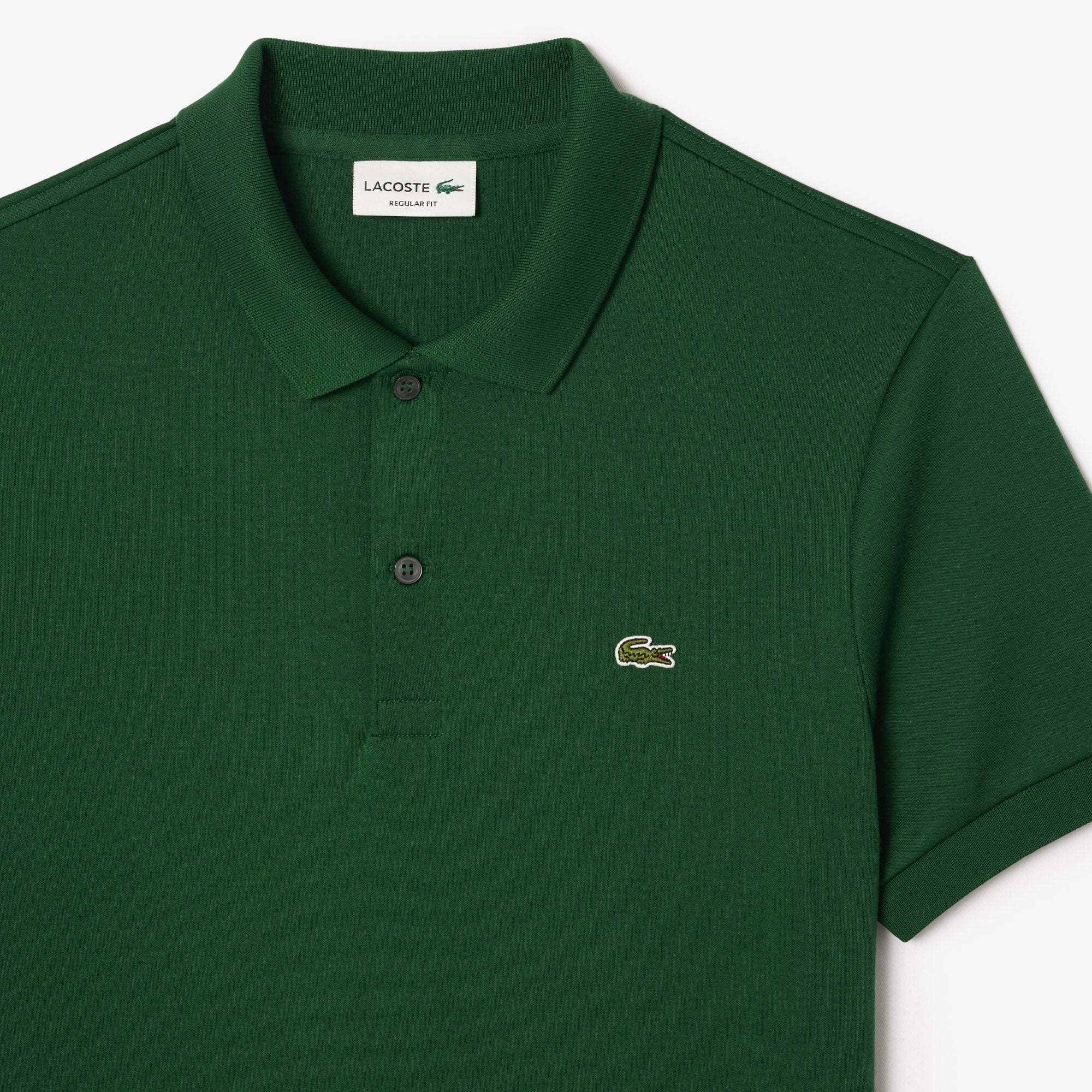 LACOSTE Polo Uomo Cotone Pima-Verde