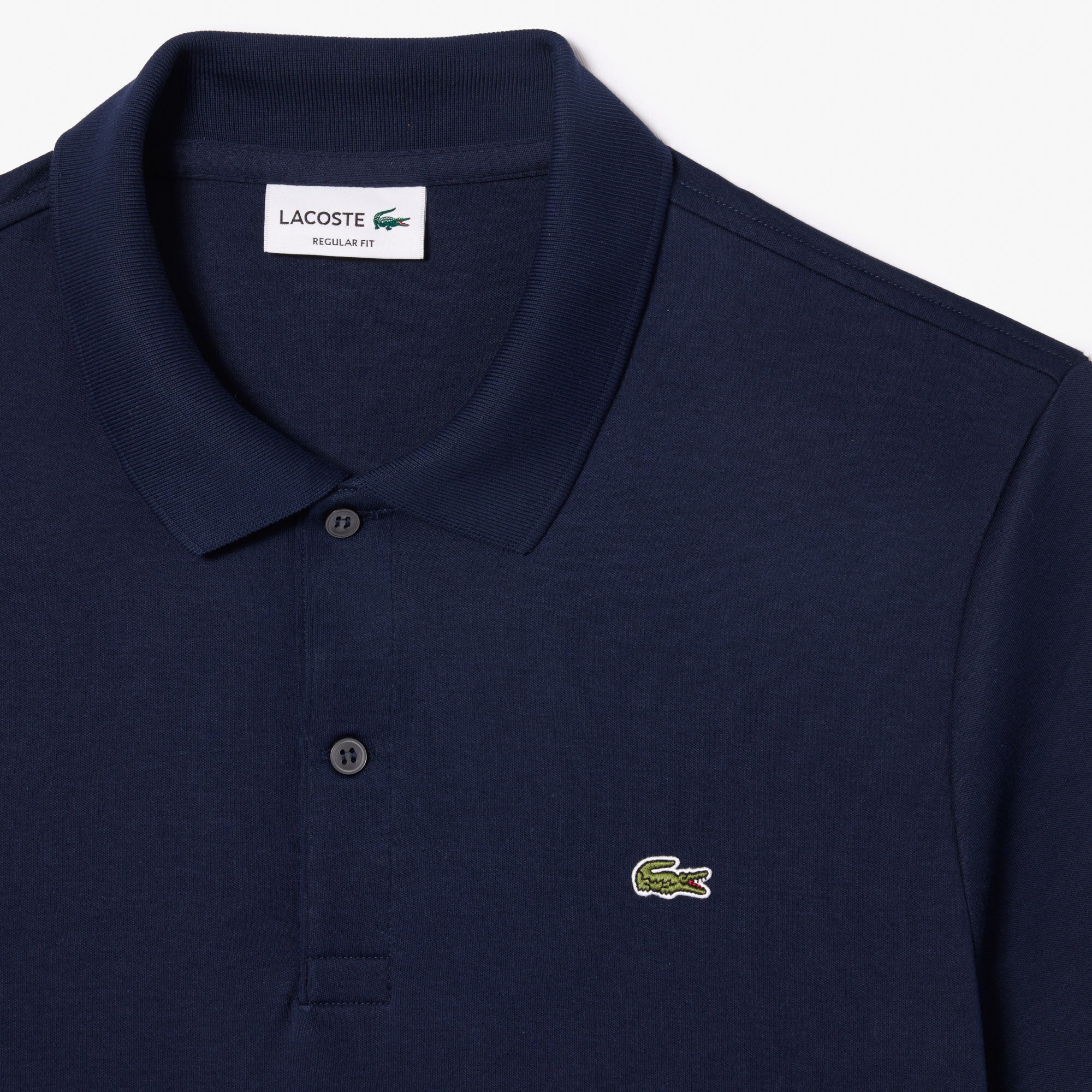 LACOSTE Polo Uomo Cotone Pima-Blu Navy