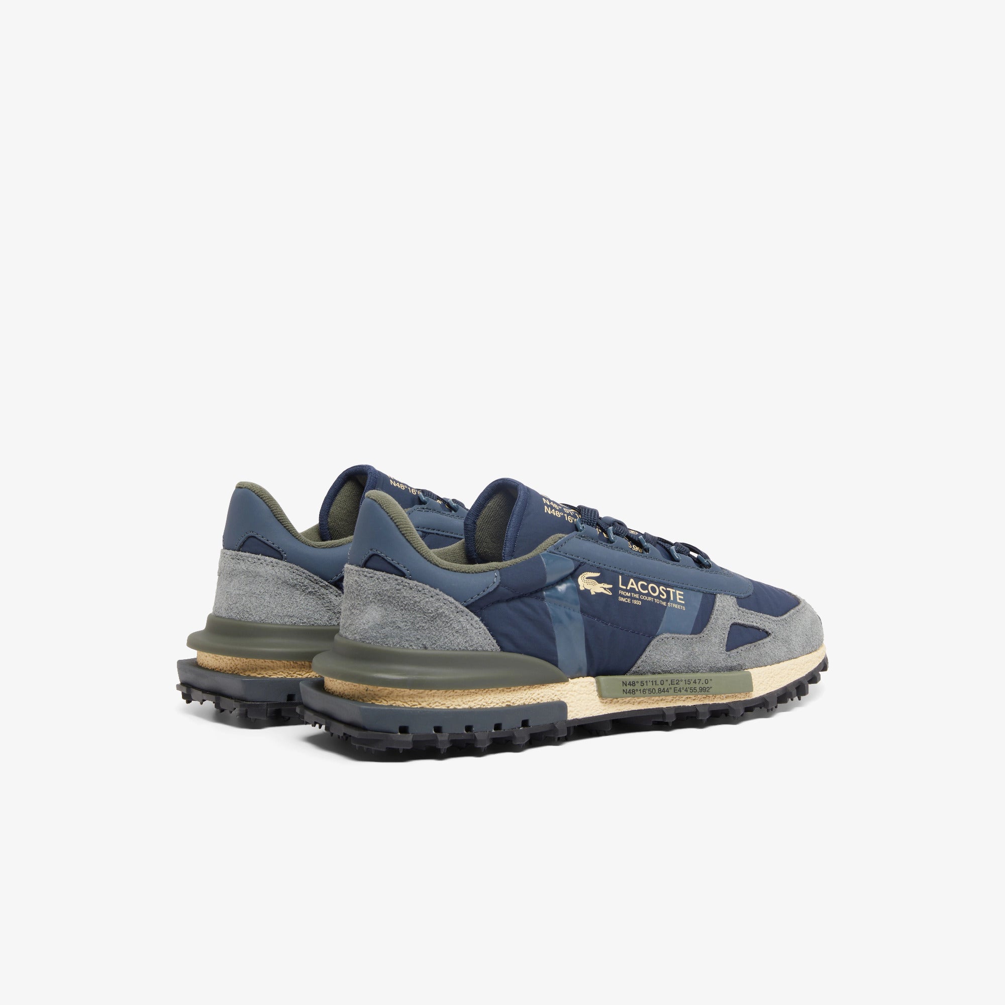 LACOSTE Sneaker Uomo Elite Active-Navy Khaki