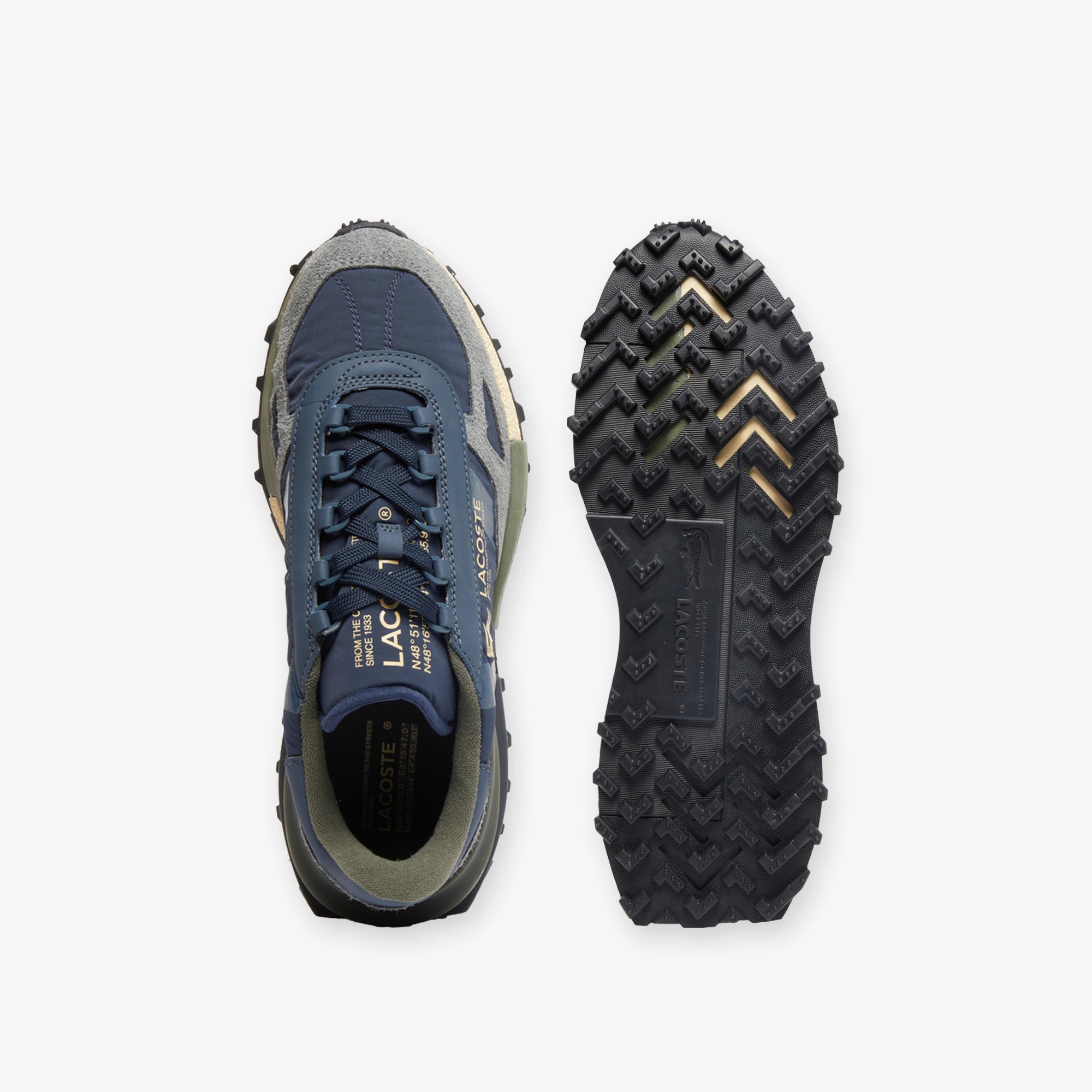 LACOSTE Sneaker Uomo Elite Active-Navy Khaki