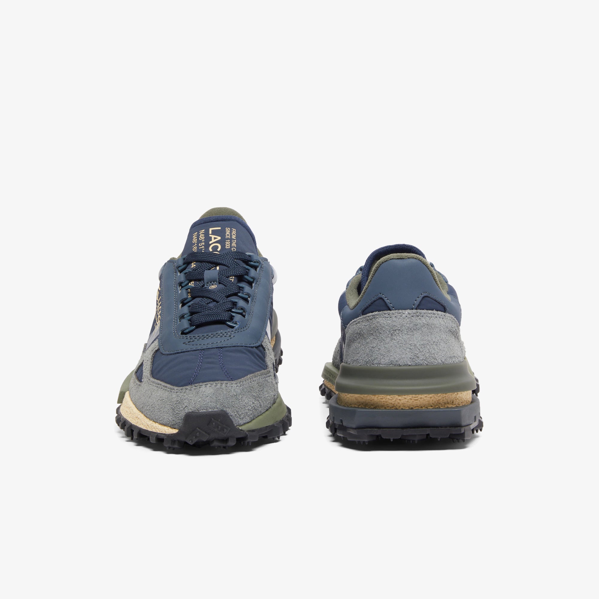 LACOSTE Sneaker Uomo Elite Active-Navy Khaki