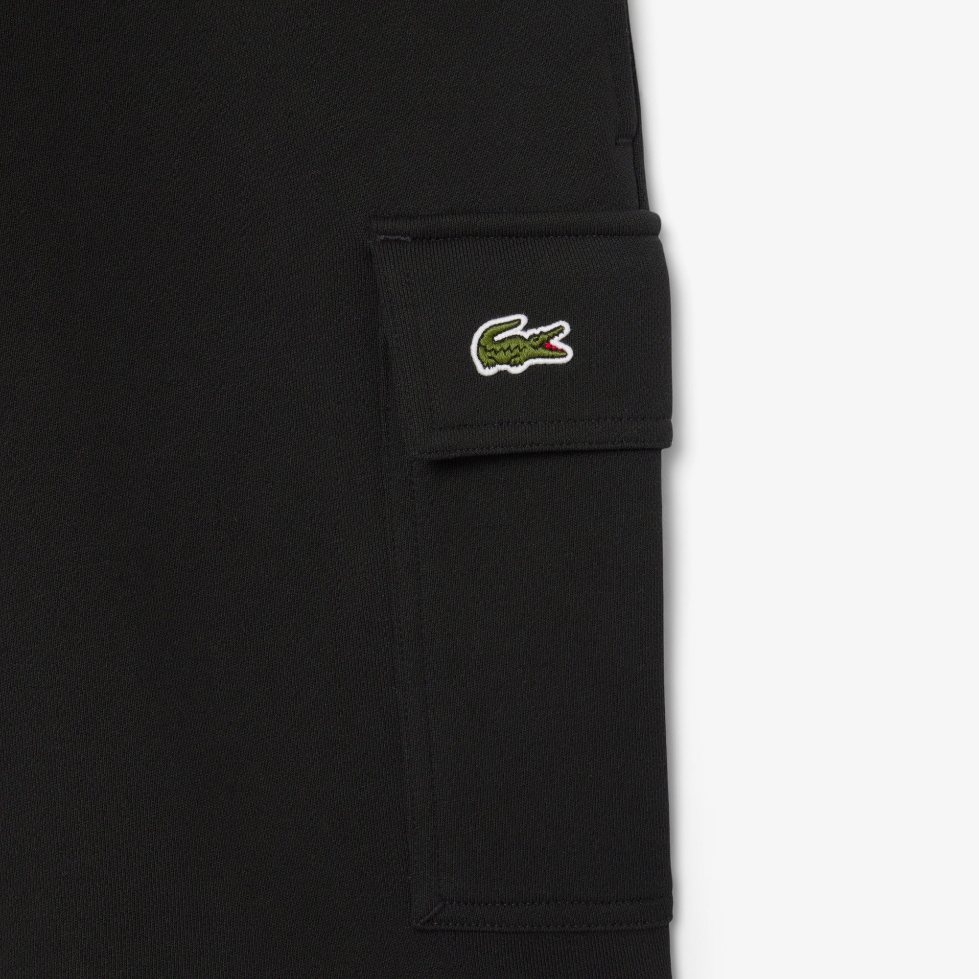 LACOSTE Shorts Uomo Cargo-Nero