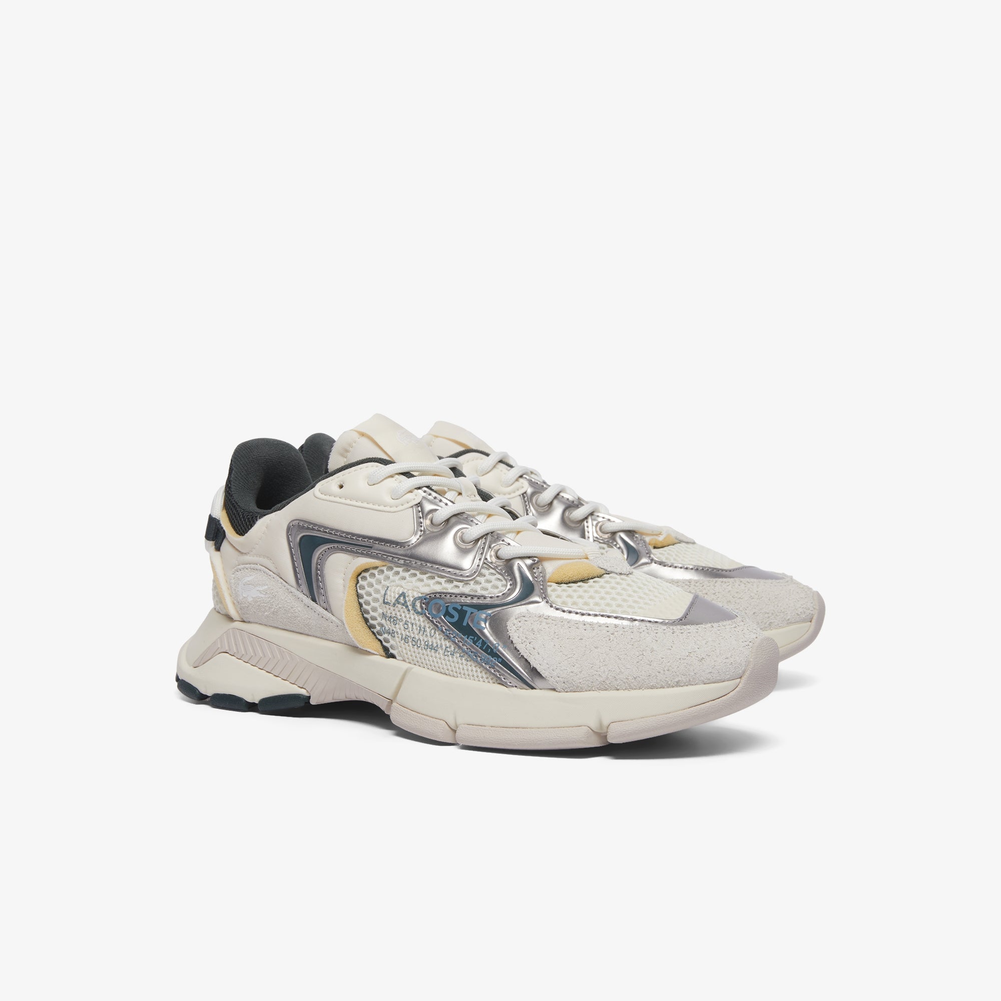 LACOSTE Sneaker Uomo L003 Neo-Bianco Verde Scuro