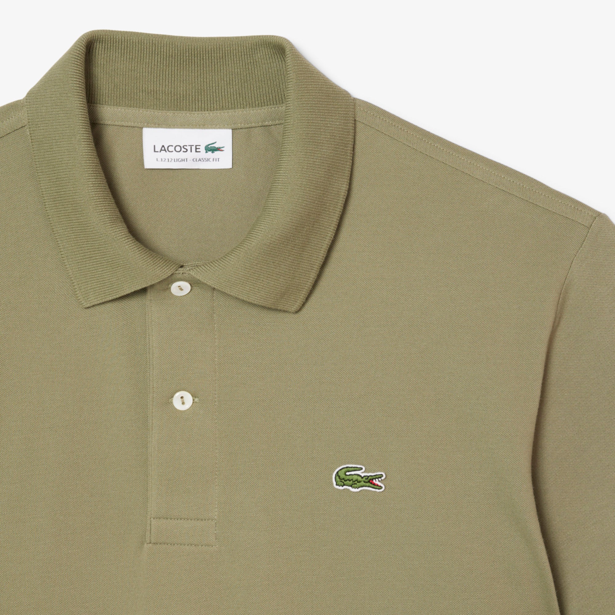 LACOSTE Polo Uomo L.12.12 Light-Verde Cachi