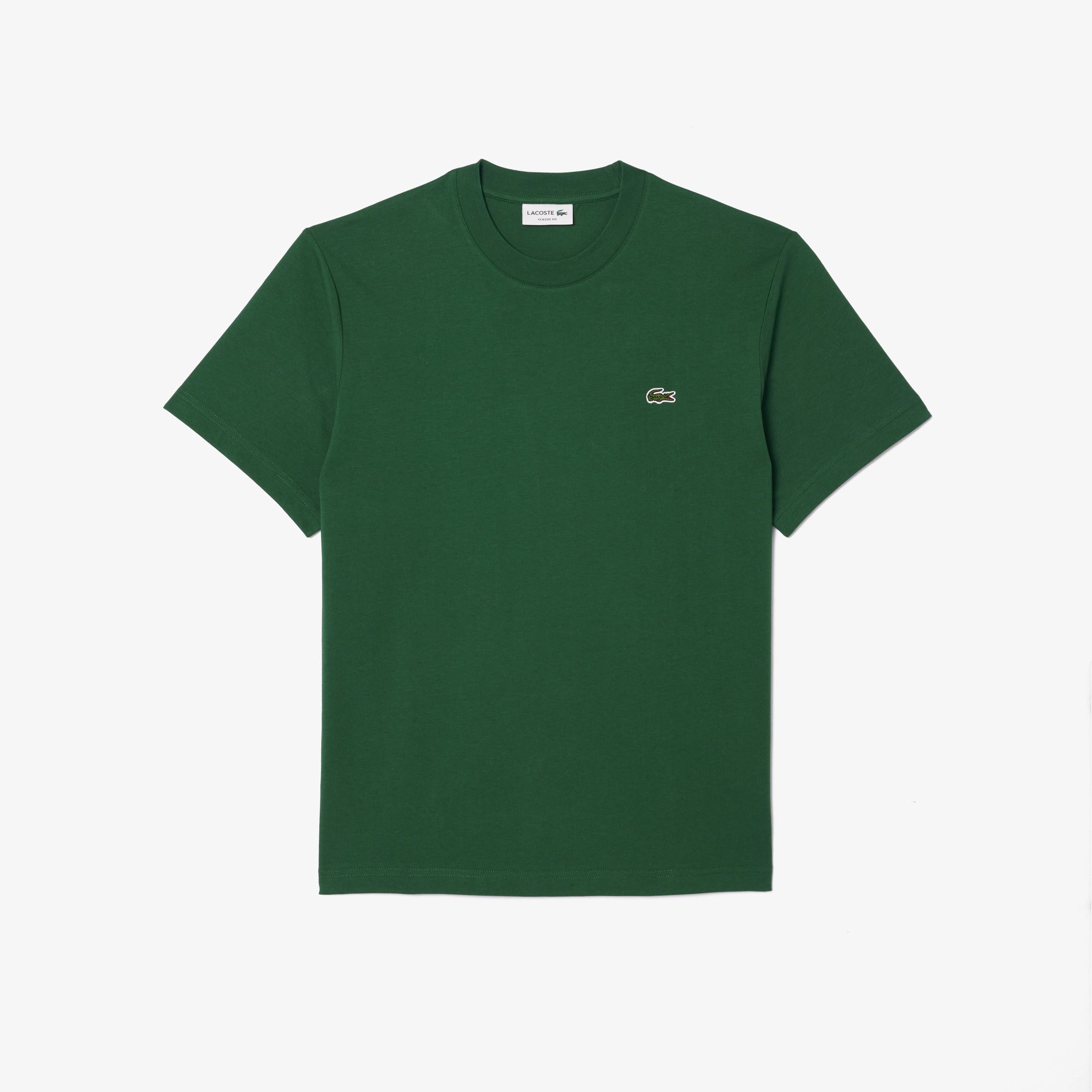 LACOSTE T-Shirt Uomo Cotone-Verde