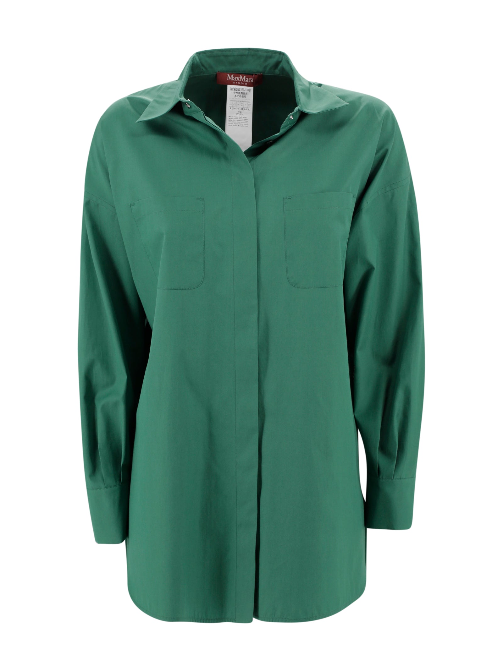 MAX MARA Camicia Donna Odino-Verde Smeraldo